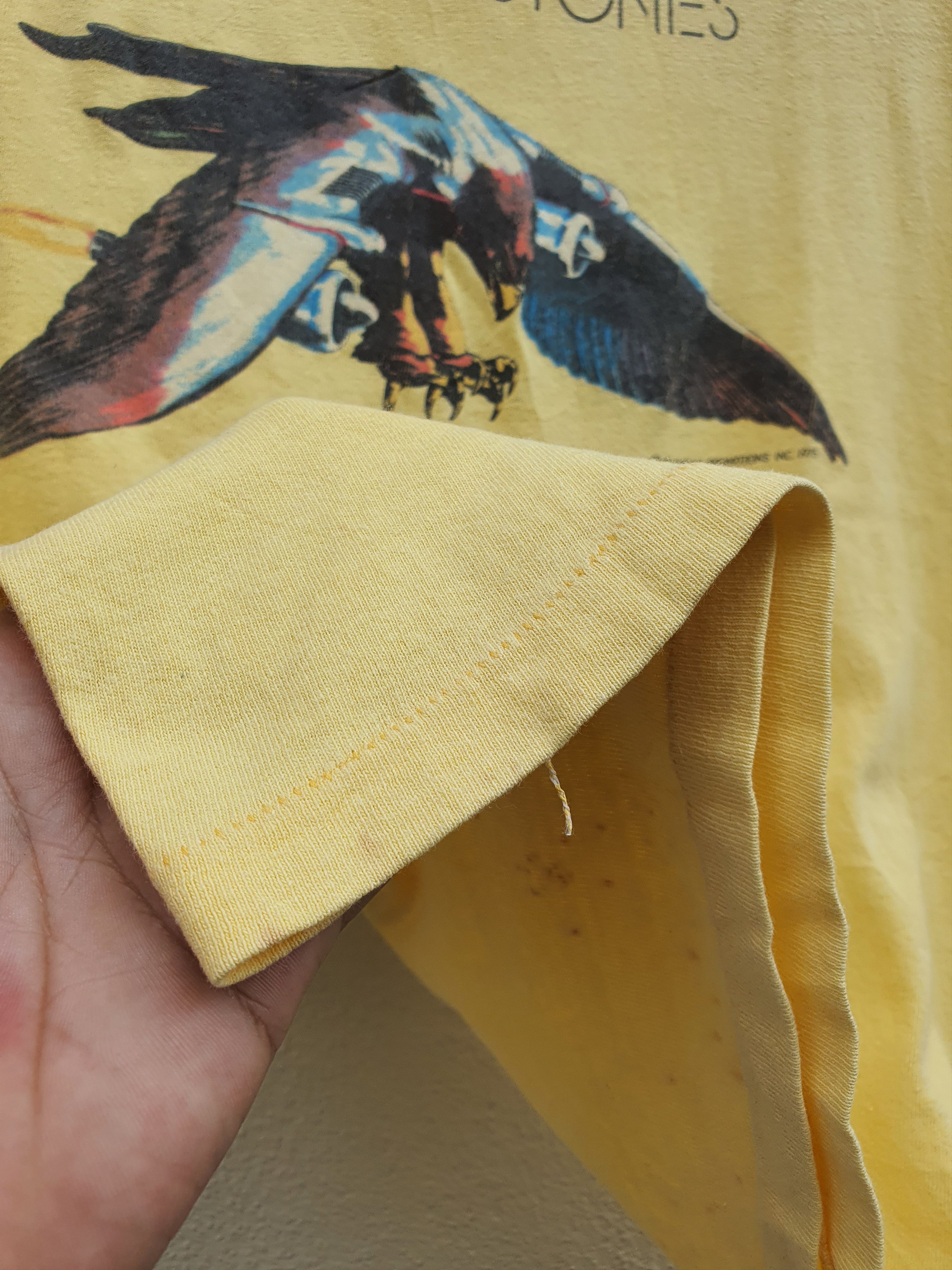 The Rolling Stones × Vintage 🔥 OG 70s ROLLING STONES Tour Of The Americas 1975 Promo Tee Size US M / EU 48-50 / 2 - 7 Thumbnail