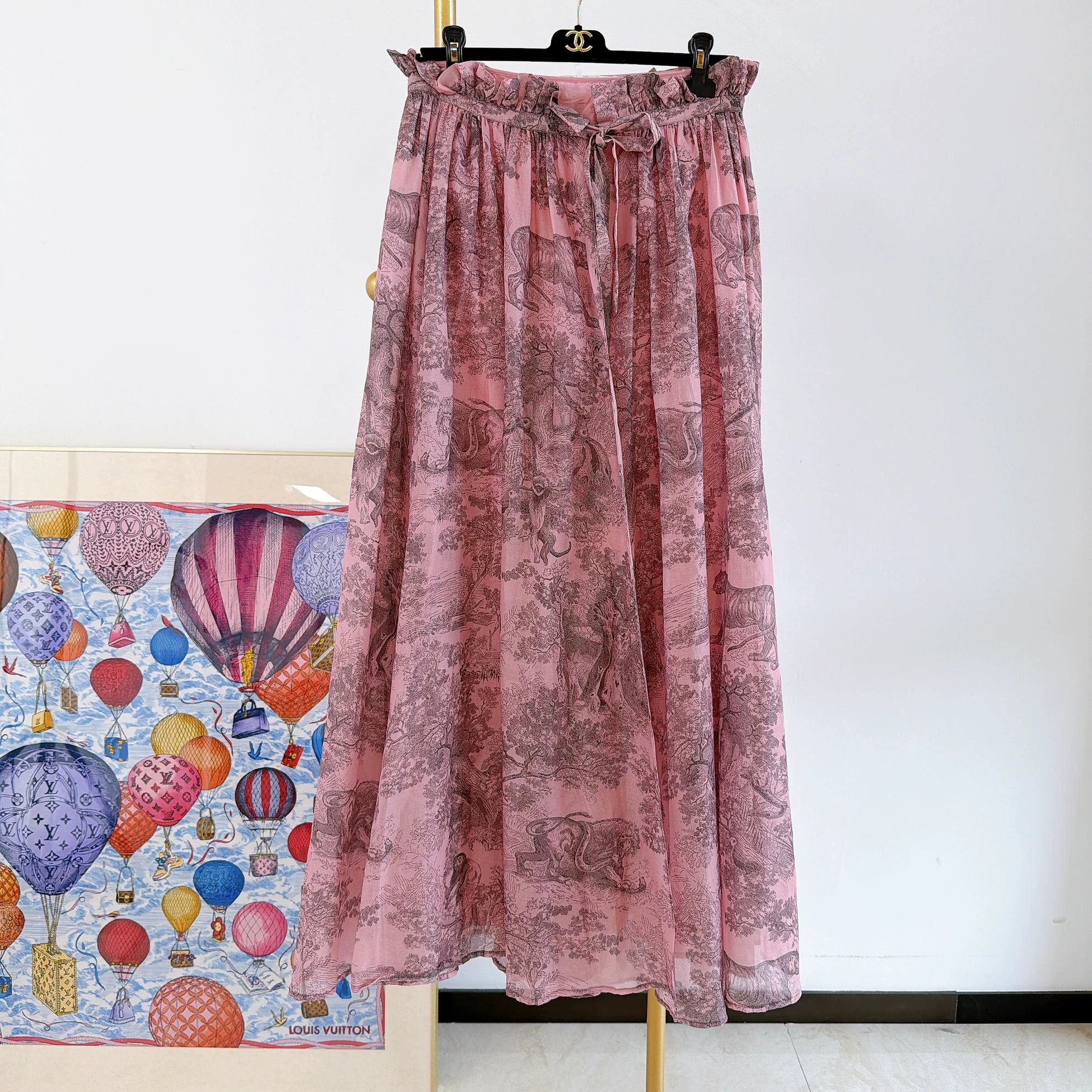 Christian Dior Monsieur Christian Dior Jungle Skirt Women's F40 Size 28" / US 6 / IT 42 - 2 Thumbnail