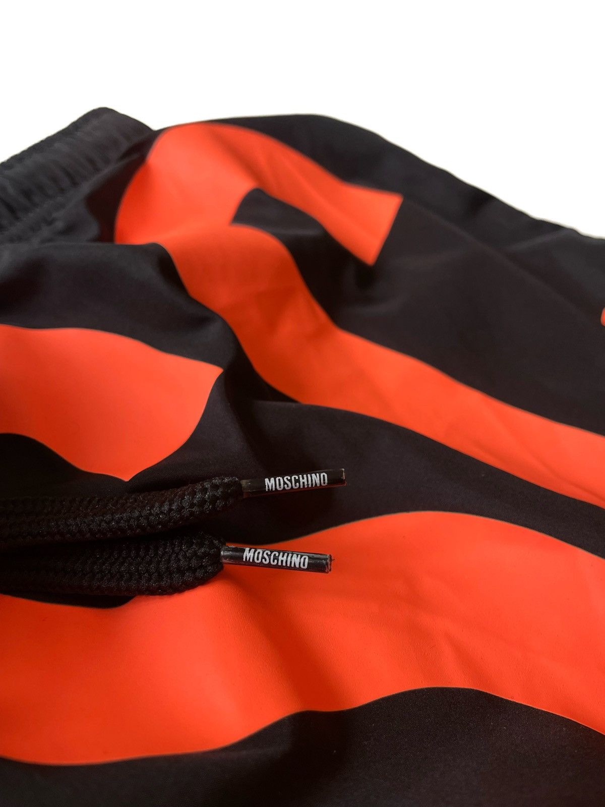 Moschino Moschino Big Logo Black Men Swimming Polyester Shorts Size M Size US 31 - 10 Thumbnail