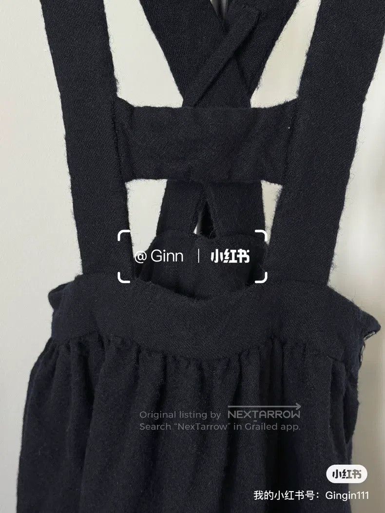 Comme des Garcons Comme des Garcons Wool Puff Skirt Suspender Dress Size M / US 6-8 / IT 42-44 - 4 Thumbnail