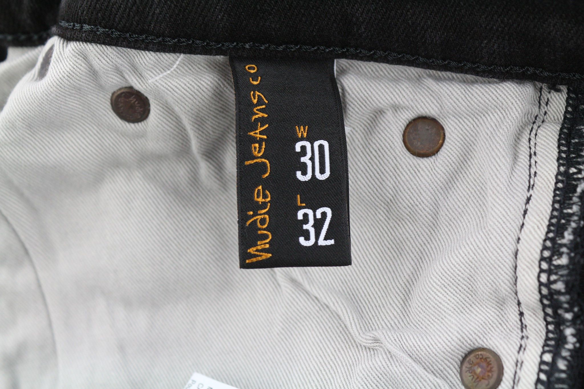 Nudie Jeans SKINNY LIN W30/L32 Black Organic Ripped Washed 81907 Size US 30 / EU 46 - 7 Thumbnail