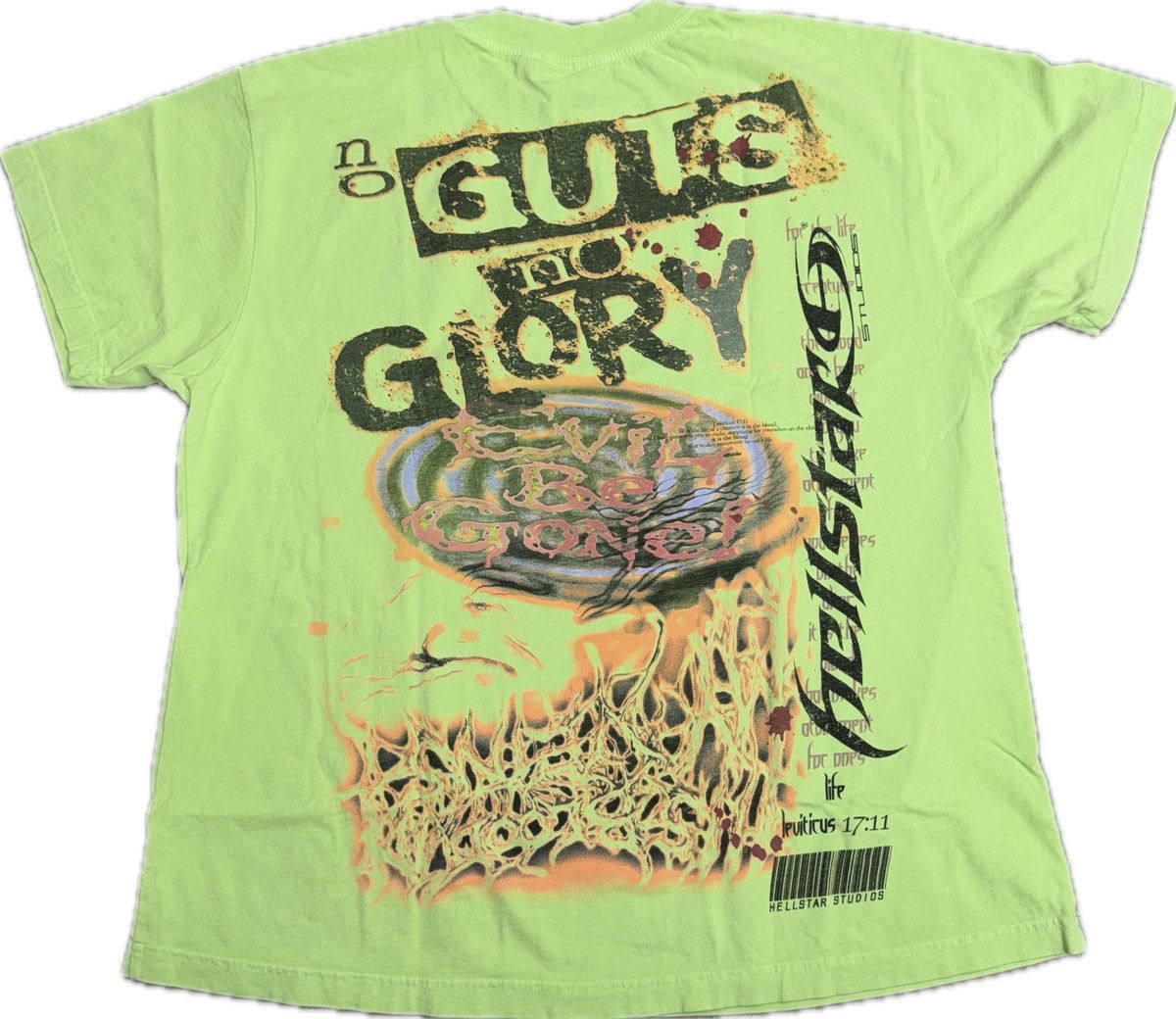 HELLSTAR Hellstar No Guts No Glory T-shirt Size US L / EU 52-54 / 3 - 3 Thumbnail