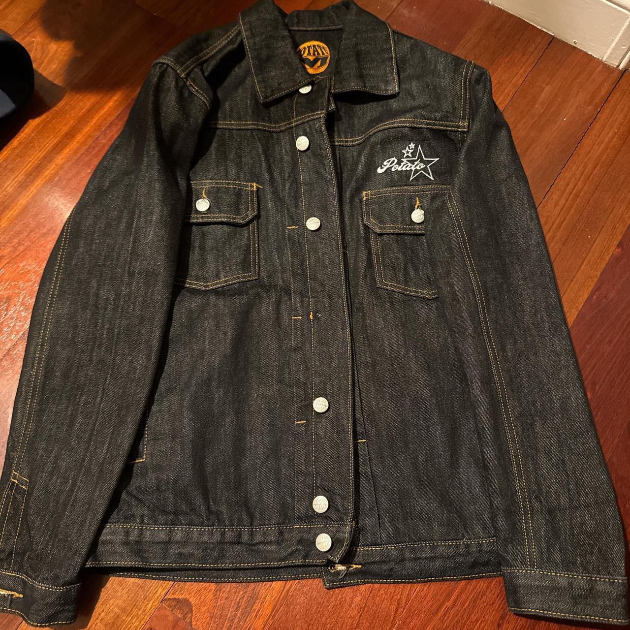 Imran Potato Imran Potato Black Denim “treeshy” Jacket Size US M / EU 48-50 / 2 - 2 Thumbnail
