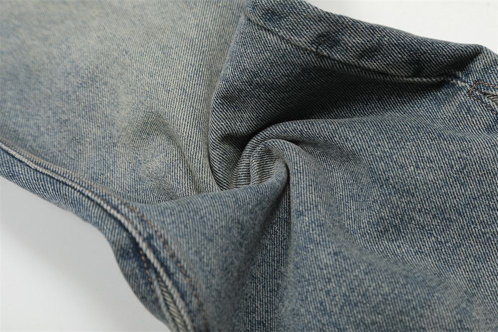 Japanese Brand American hip-hop ripped patchwork flared jeans for men Size US 32 / EU 48 - 4 Thumbnail