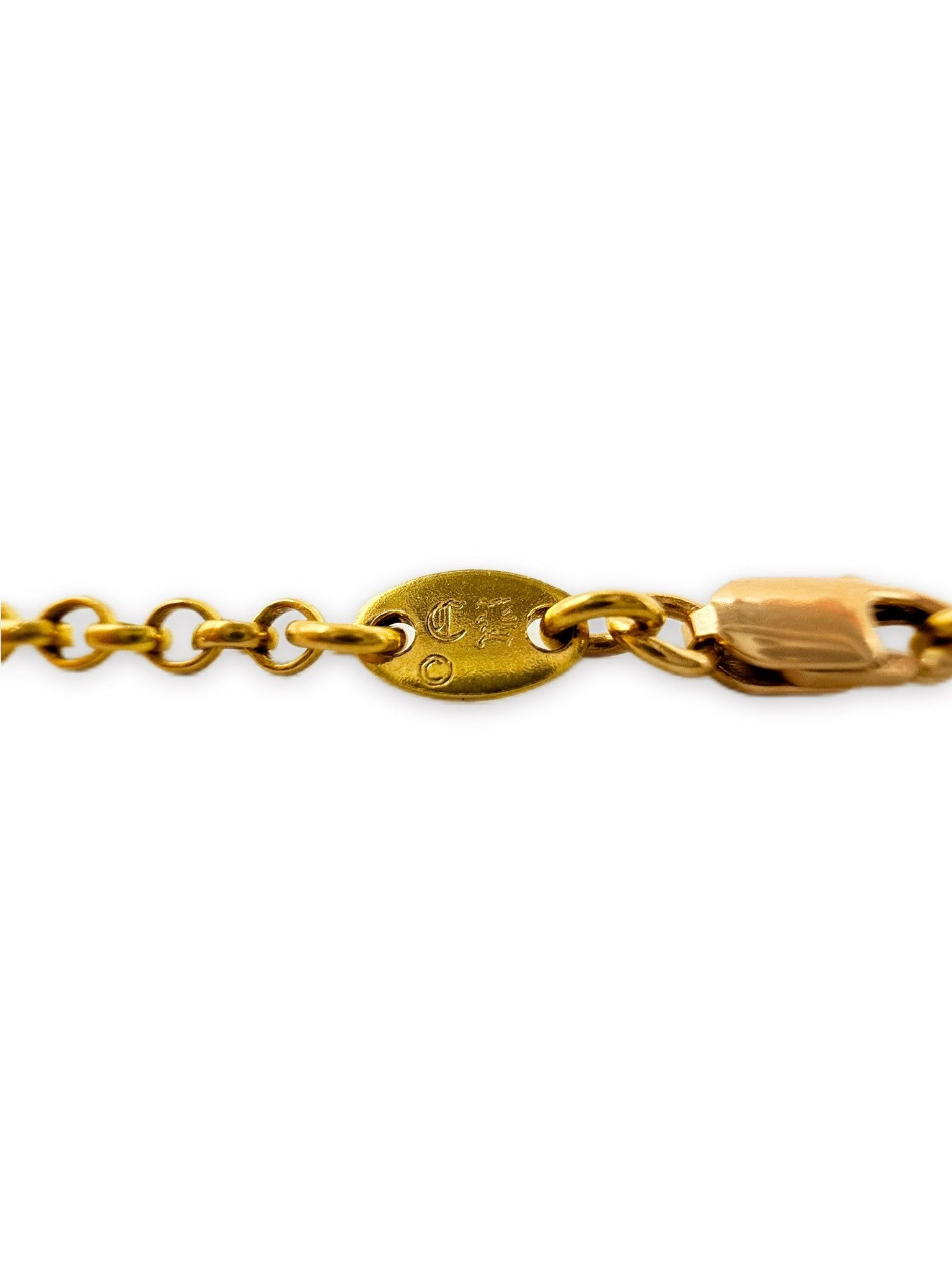 Chrome Hearts Chrome Hearts 22k Gold 16 in Roll Chain Necklace Size ONE SIZE - 3 Thumbnail