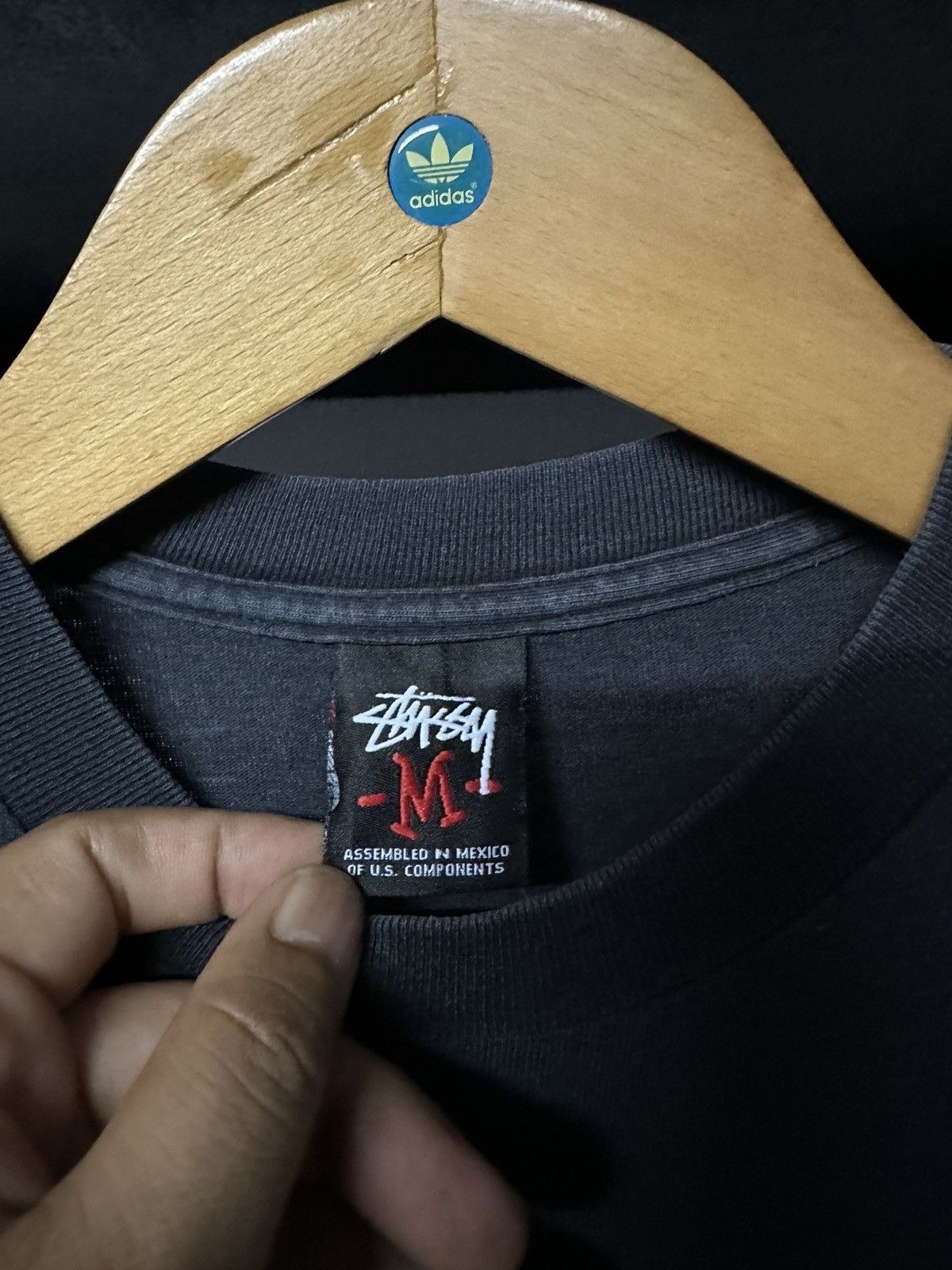 Vintage Stussy New York Streetwear Faded Tee