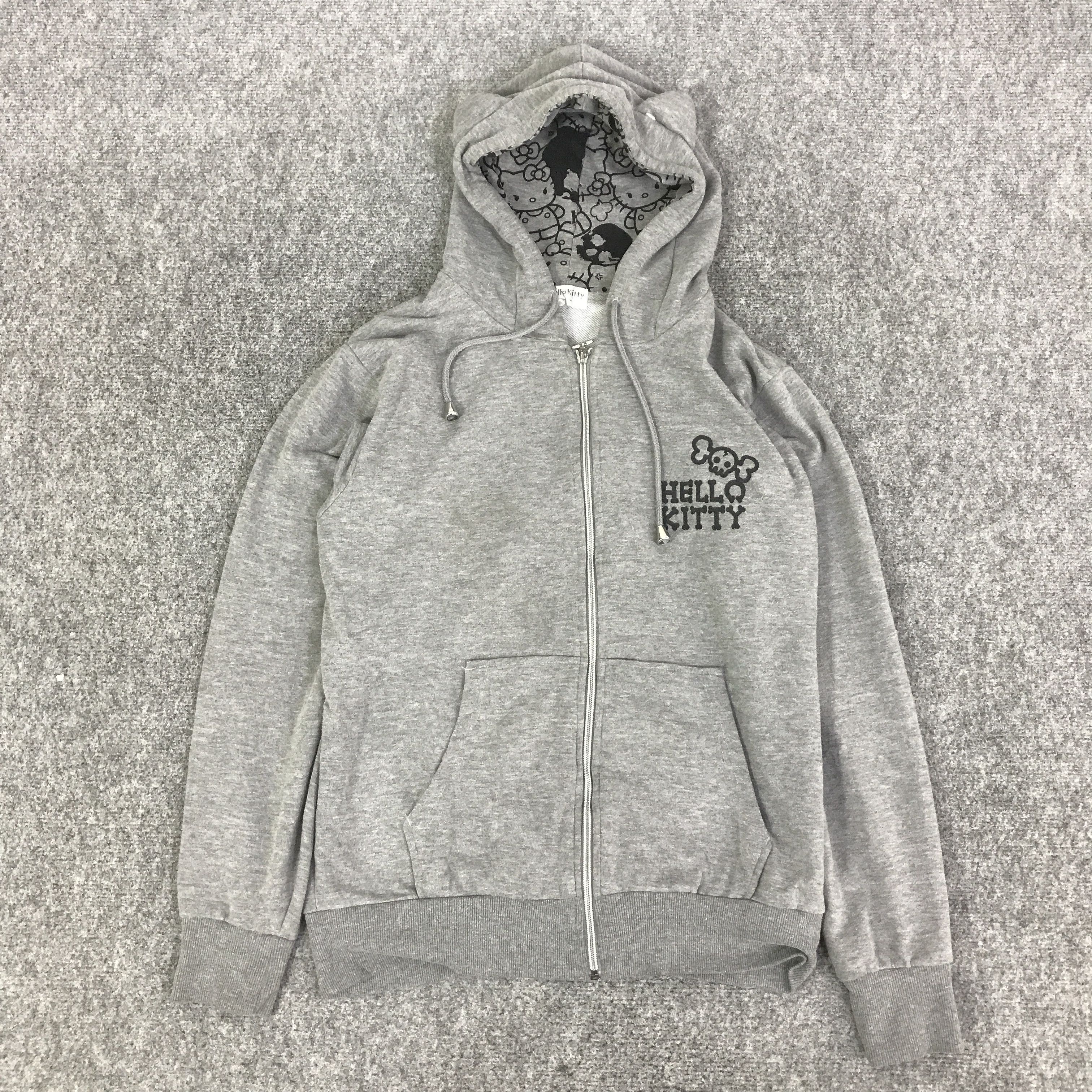 Japanese Brand HELLO KITTY JAPAN CARTOON HOODIE JACKET K81B7 Size US L / EU 52-54 / 3 - 2 Thumbnail