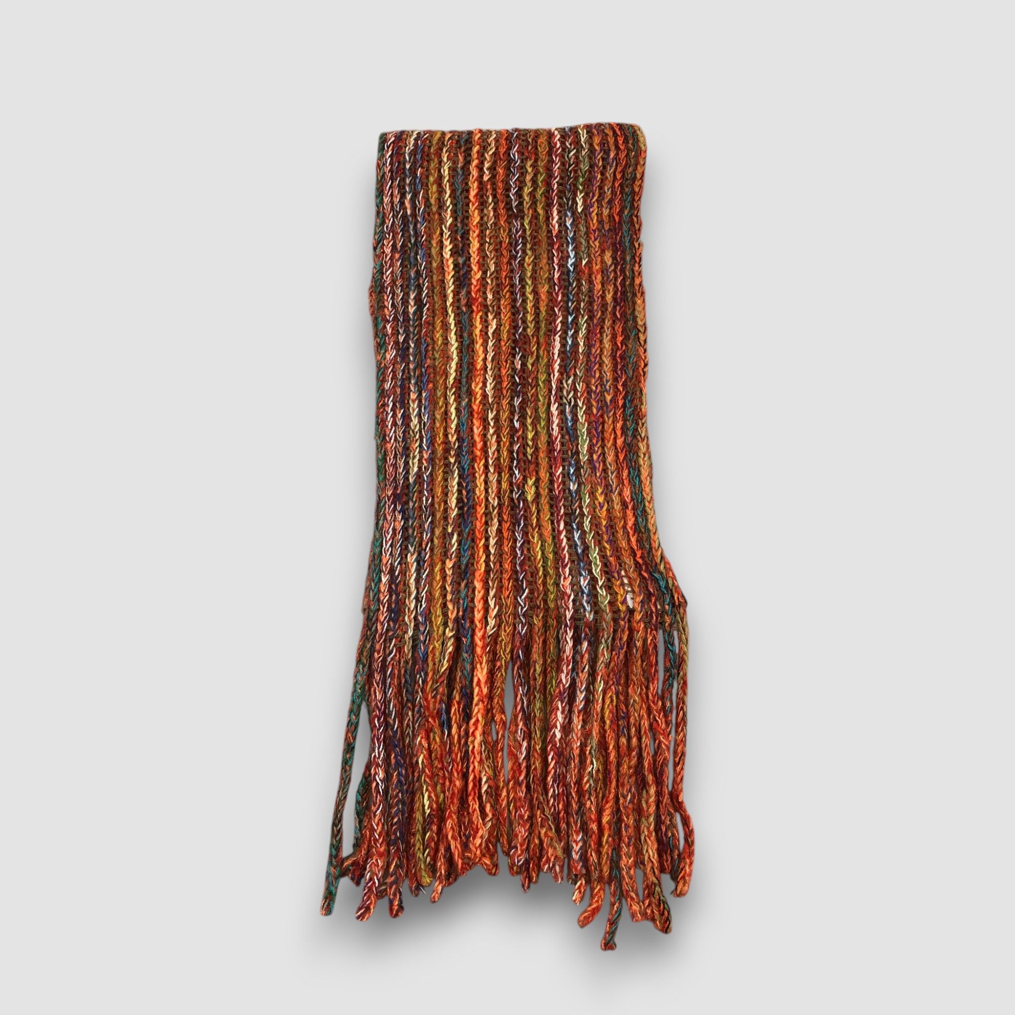 Vintage Vintage Laura Biagiotti Scarf Muffler Knit Wool Scarves Size ONE SIZE - 4 Thumbnail