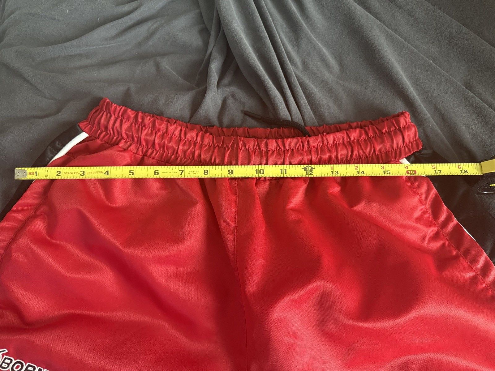 Born X Raised Red Nylon Warm Up Pants With Zipper Size Small Size US 30 / EU 46 - 8 Thumbnail
