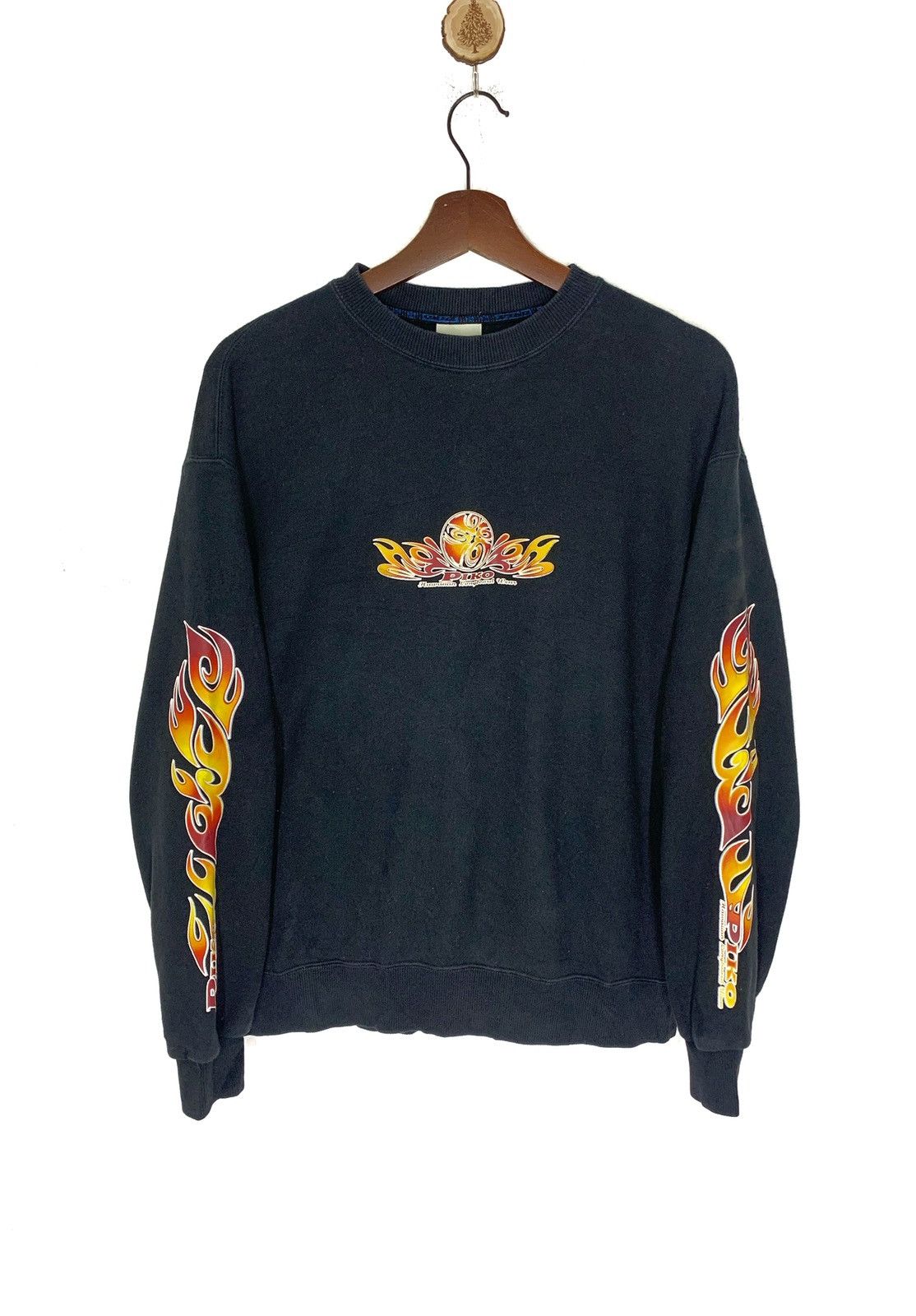 Quiksilver Ron Jon Surf Shop Surf Style Piko Surfing Longboards Flames Sweatshirt Grailed