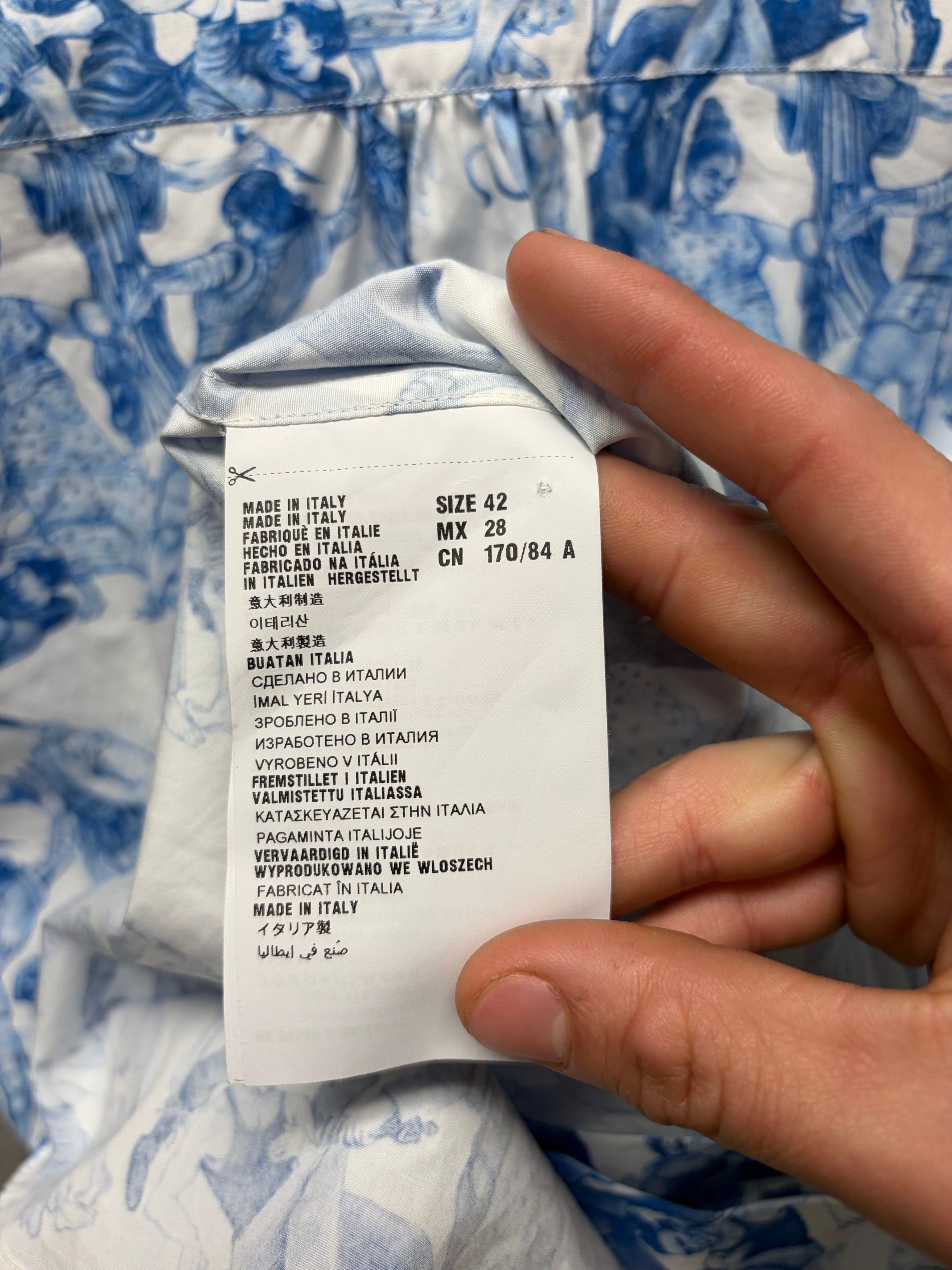 Prada AW2016 Prada x Christophe Chemin ‘The Important Ones’ Button Down Shirt Size US S / EU 44-46 / 1 - 7 Thumbnail