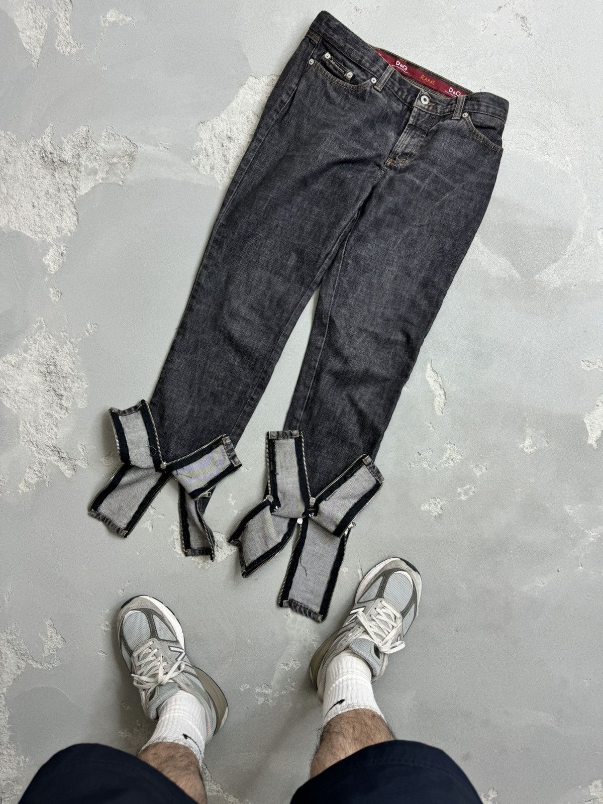 Dolce & Gabbana × Vintage DOLCE & GABBANA 2003 ZIPPER JEANS Size 27" / US 4 / IT 40 - 2 Thumbnail