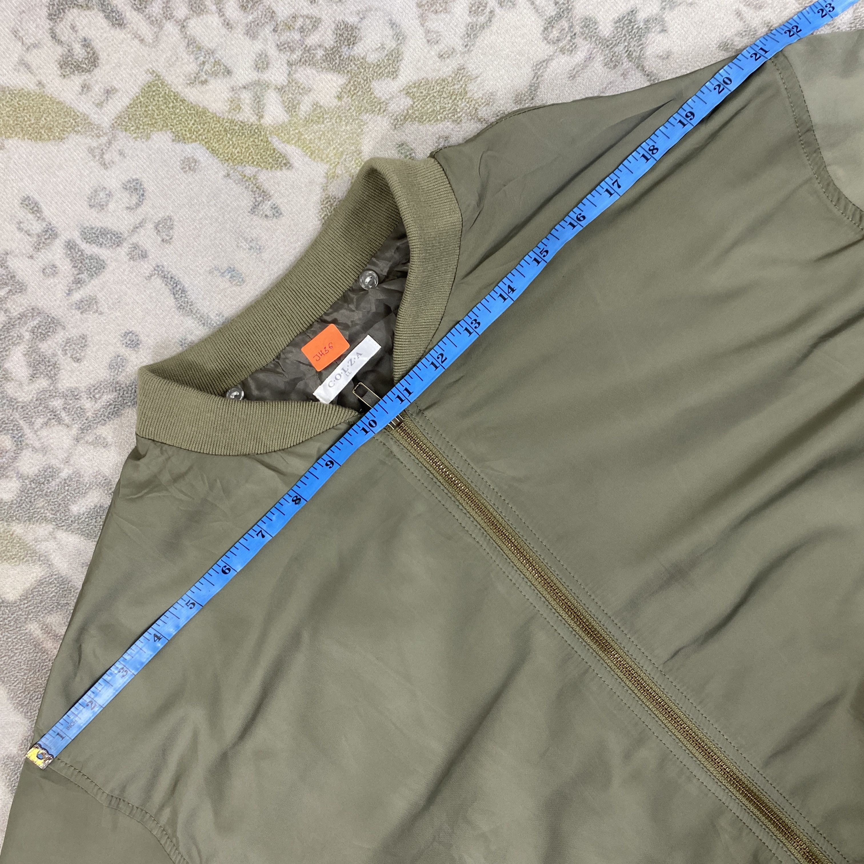 Japanese Brand Vintage C.O.L.Z.A Army Green Bomber Jacket- J436 Size US L / EU 52-54 / 3 - 5 Thumbnail