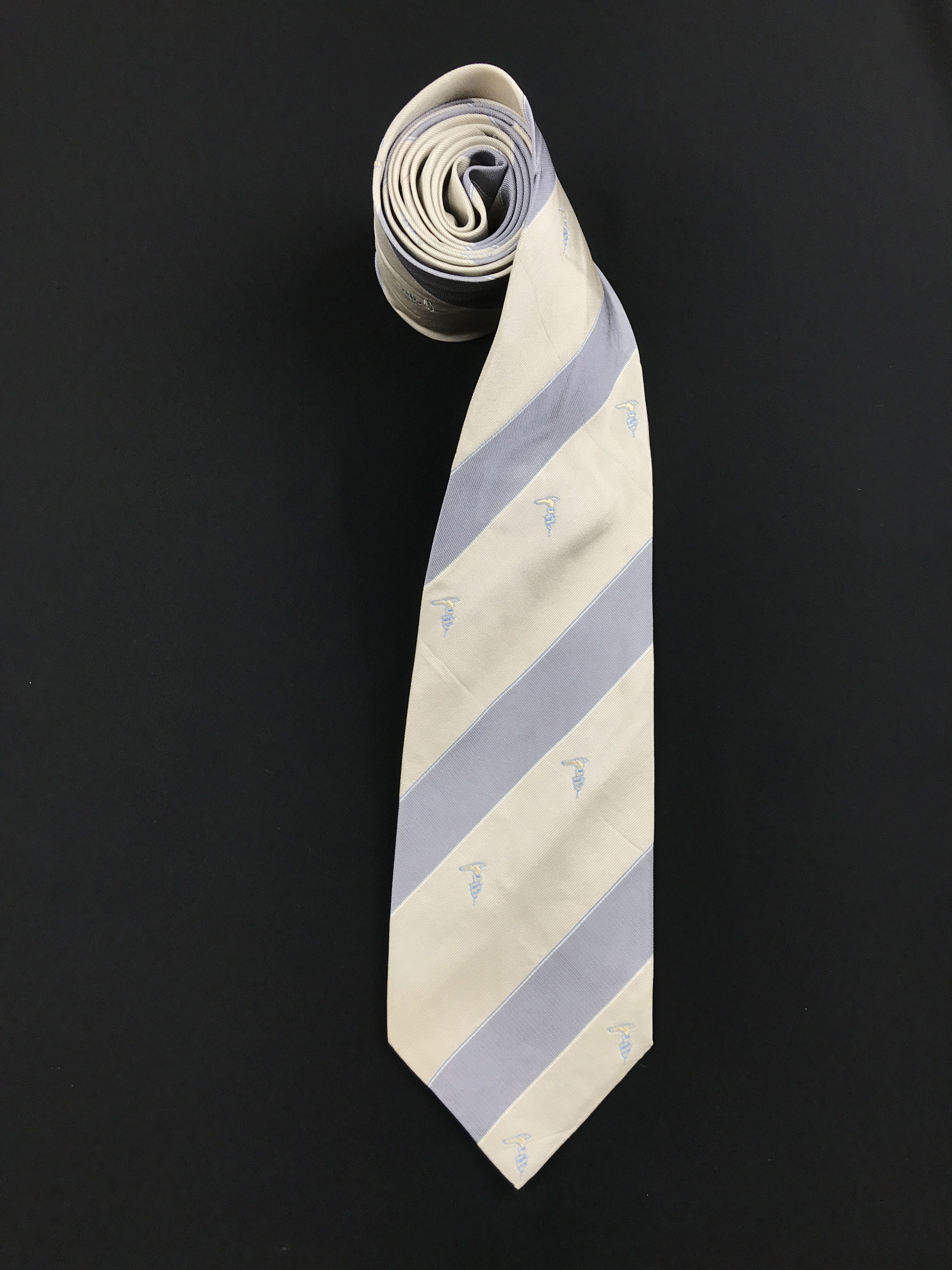 Trussardi × Vintage Vintage Trussardi Silk Necktie Size ONE SIZE - 2 Thumbnail