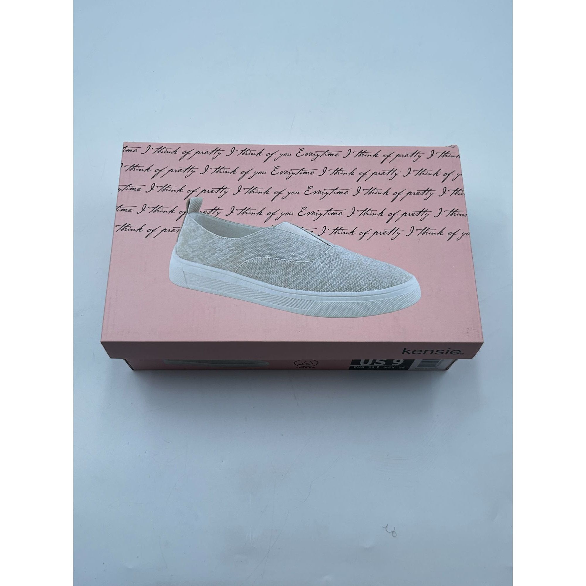 Other Kensie Salia Slip On Sneakers Women US 9 Beige Canvas Casual Size US 9 / IT 39 - 7 Thumbnail