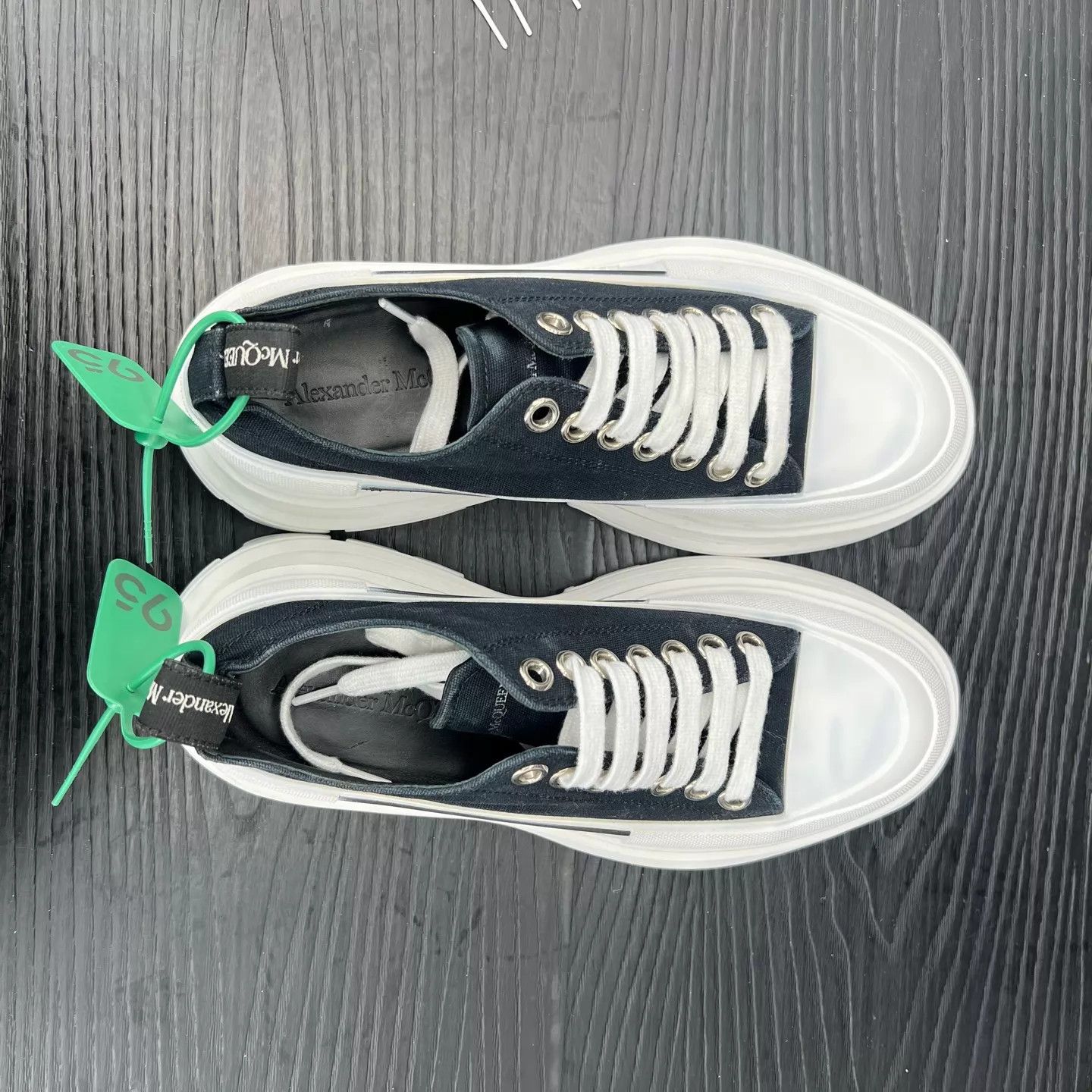 Alexander McQueen Alexander McQueen Black & White Martin Boots 39 Size US 6 / EU 39 - 7 Thumbnail