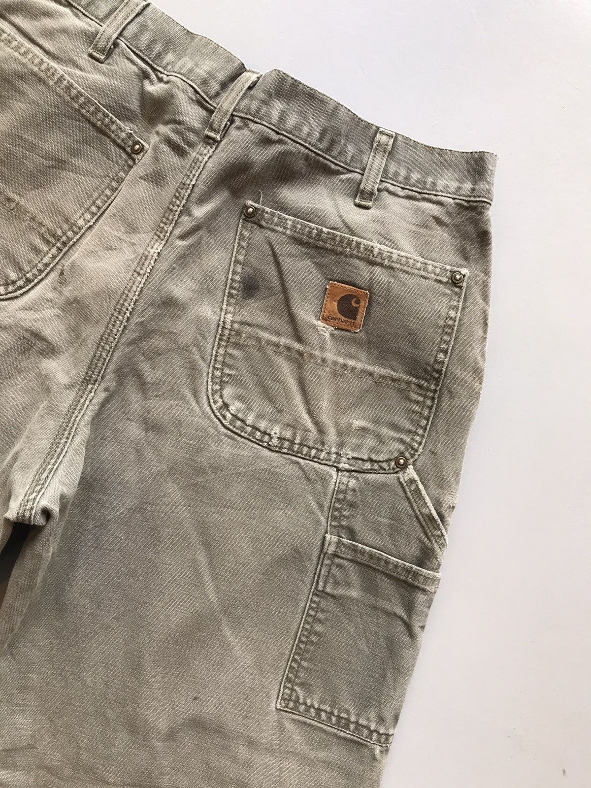 Carhartt Vintage Carhartt B136 MOS double knee workwear Size US 34 / EU 50 - 15 Thumbnail