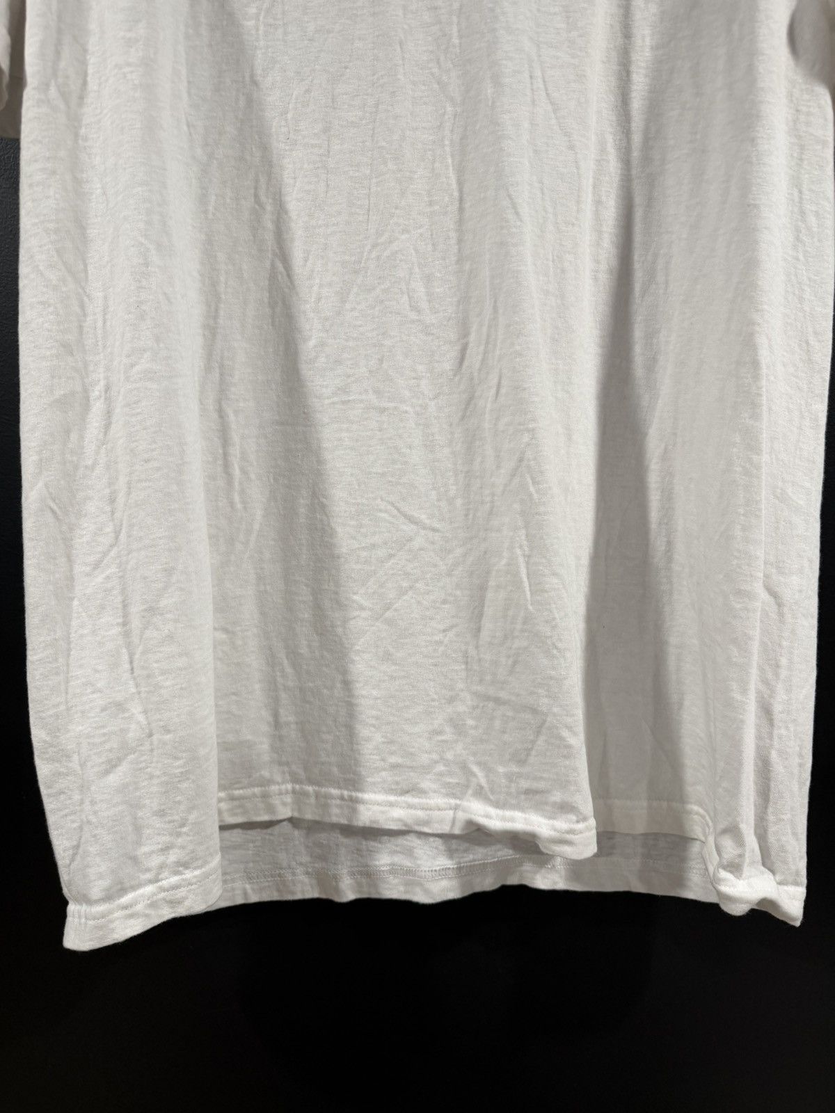 Vintage 2000s Y2K Vintage Hanes White Blank Grunge Streetwear Tee XL Size US XL / EU 56 / 4 - 3 Thumbnail