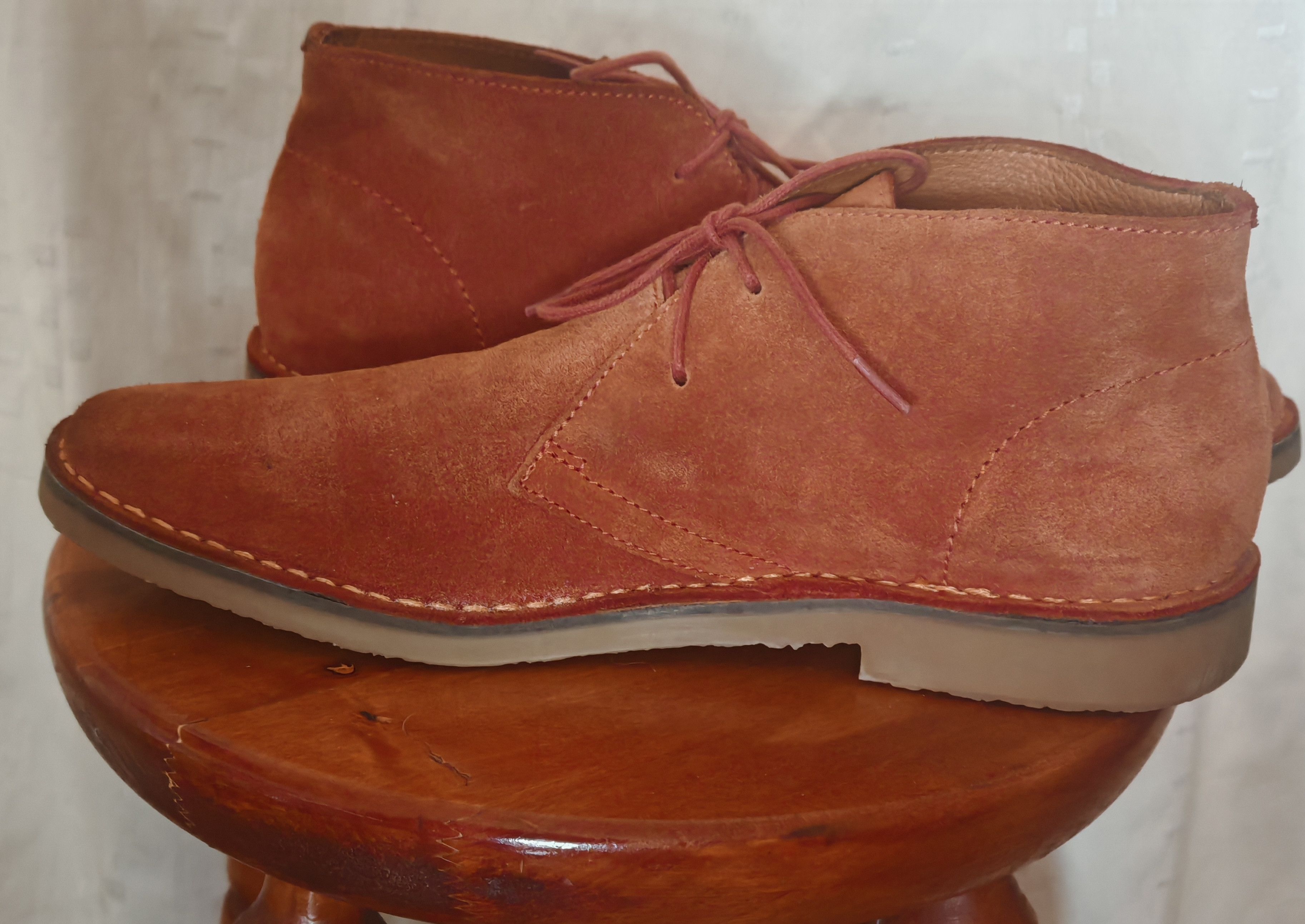 Vintage Vintage Fiat Rat Real Suede Dessert Boots Tobacco sz 44 Size US 11 / EU 44 - 8 Thumbnail