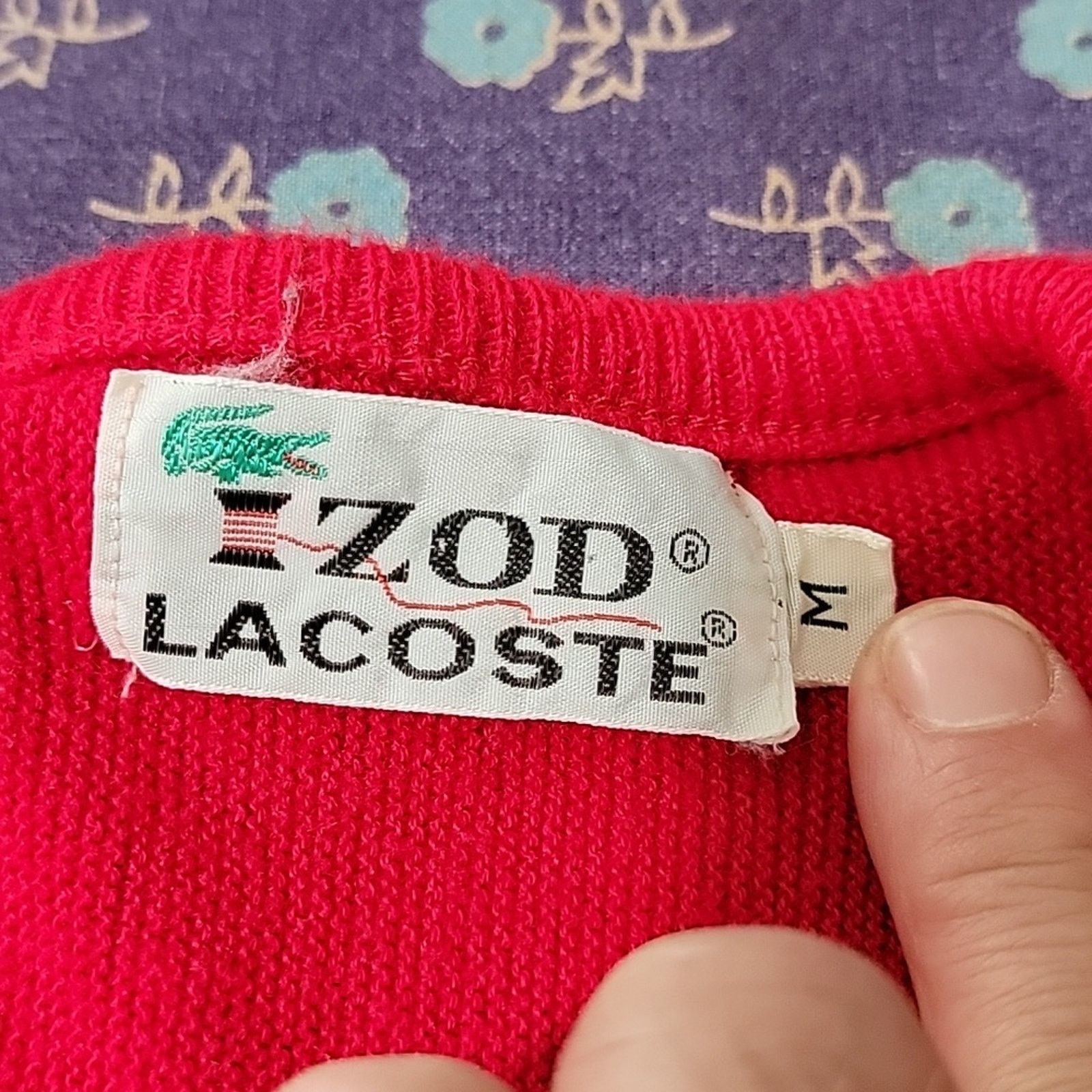 Lacoste Vintage IZOD Lacoste Sweater Size US M / EU 48-50 / 2 - 2 Thumbnail