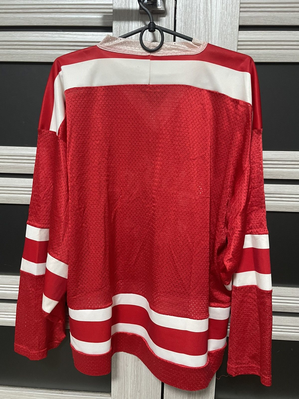 NHL Vintage Suisse Hockey Team Jersey Red Made in Italy Size US M / EU 48-50 / 2 - 3 Thumbnail