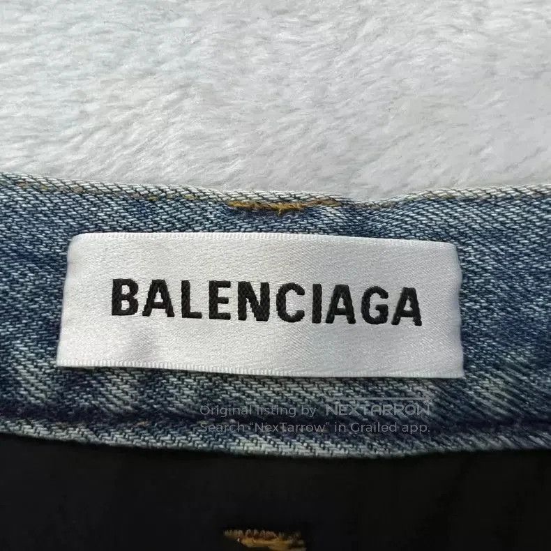 Balenciaga Balenciaga Denim Mini Skirt. Size US 34 / EU 50 - 3 Thumbnail