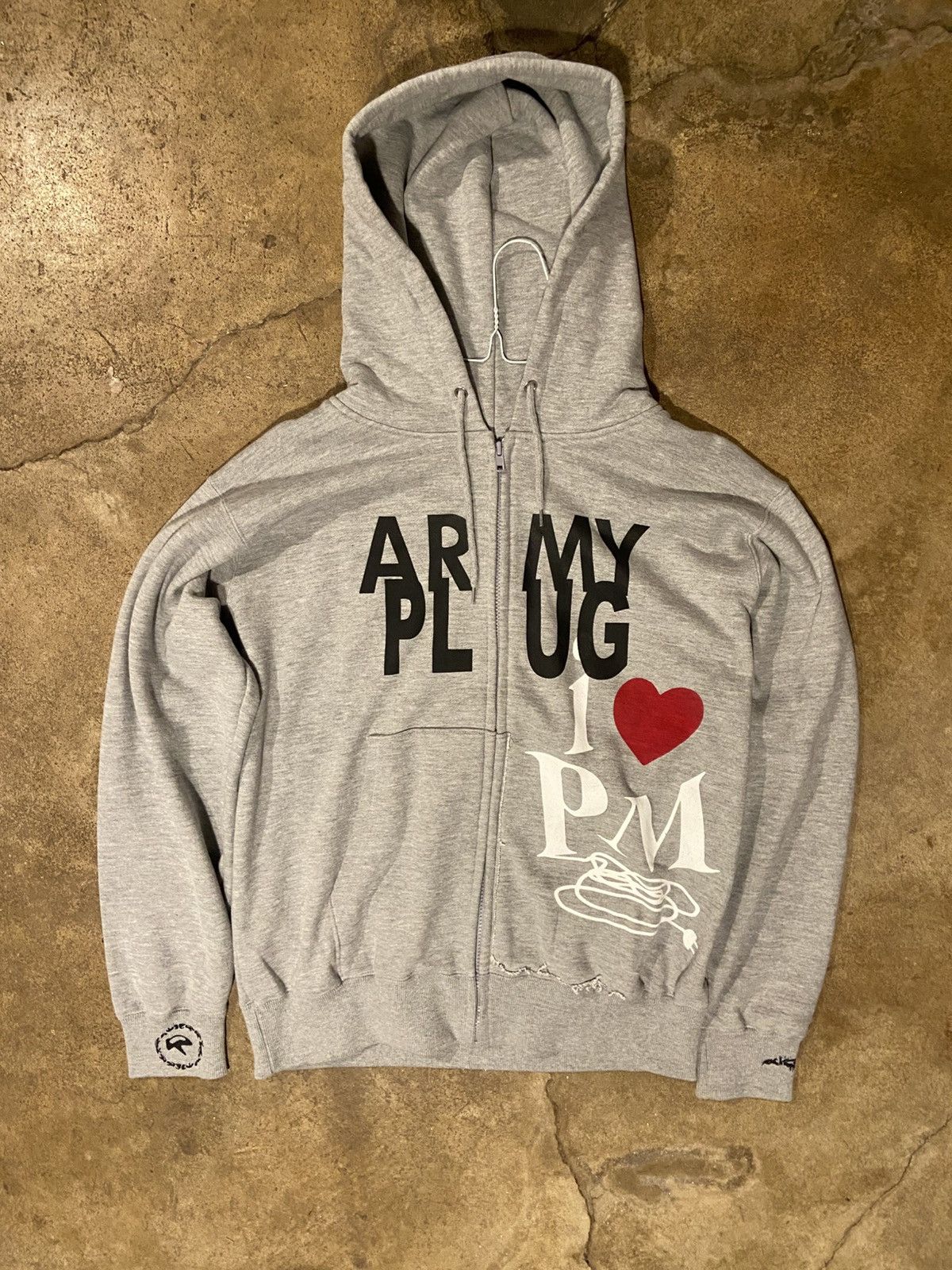Band Tees × Drain Gang Serane “Army Plug” Prise Musique PM hoodie Size US L / EU 52-54 / 3 - 1 Thumbnail