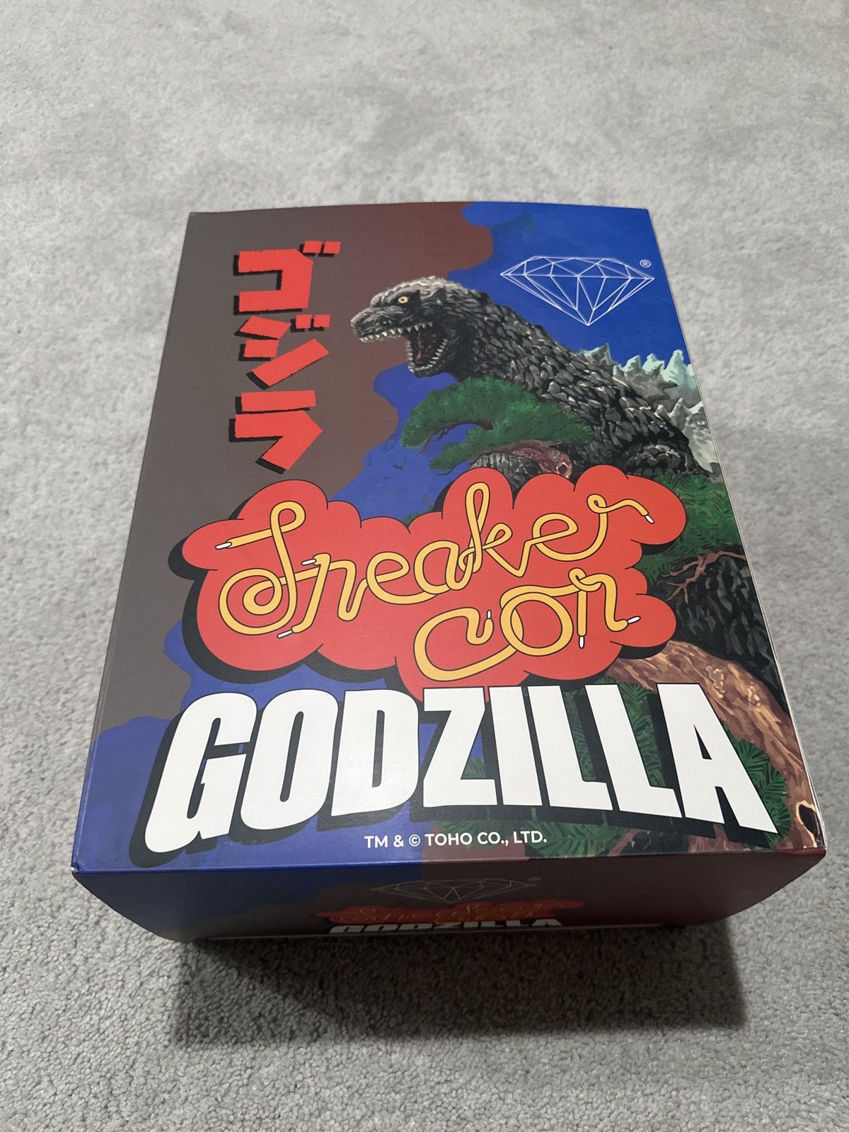 Diamond Supply Co. Diamond Supply x Godzilla x Sneakercon Black Slides Size US 9 / EU 42 - 7 Thumbnail