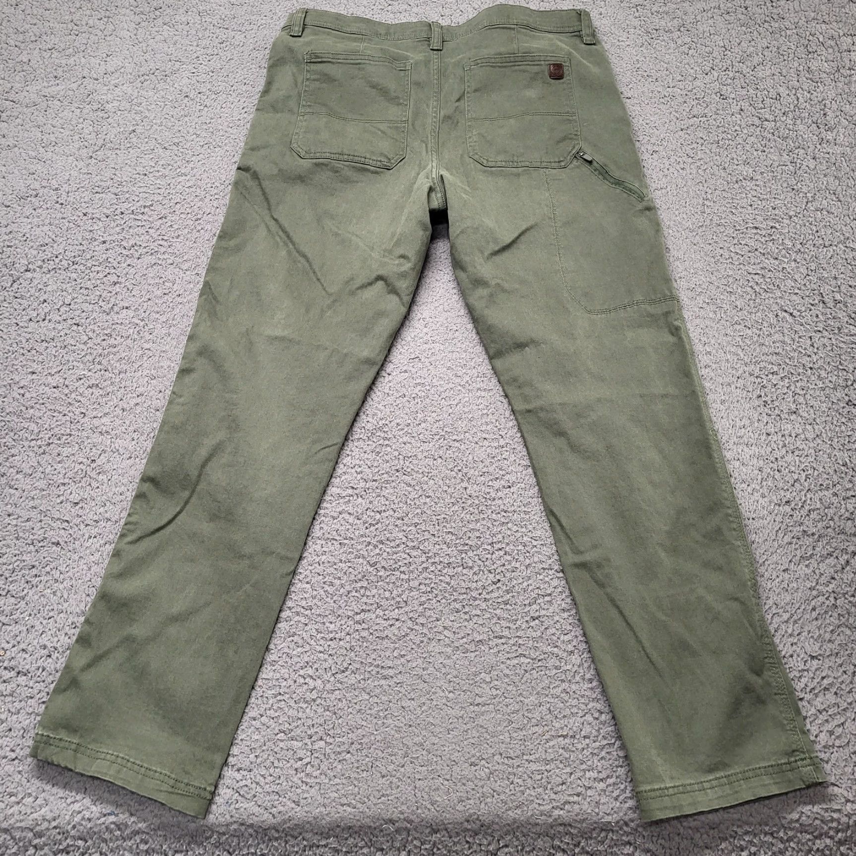 Weatherproof Weatherproof Utility Pants Men's 32x30 5-Pocket Tech Military Green Jeans Size US 32 / EU 48 - 4 Thumbnail