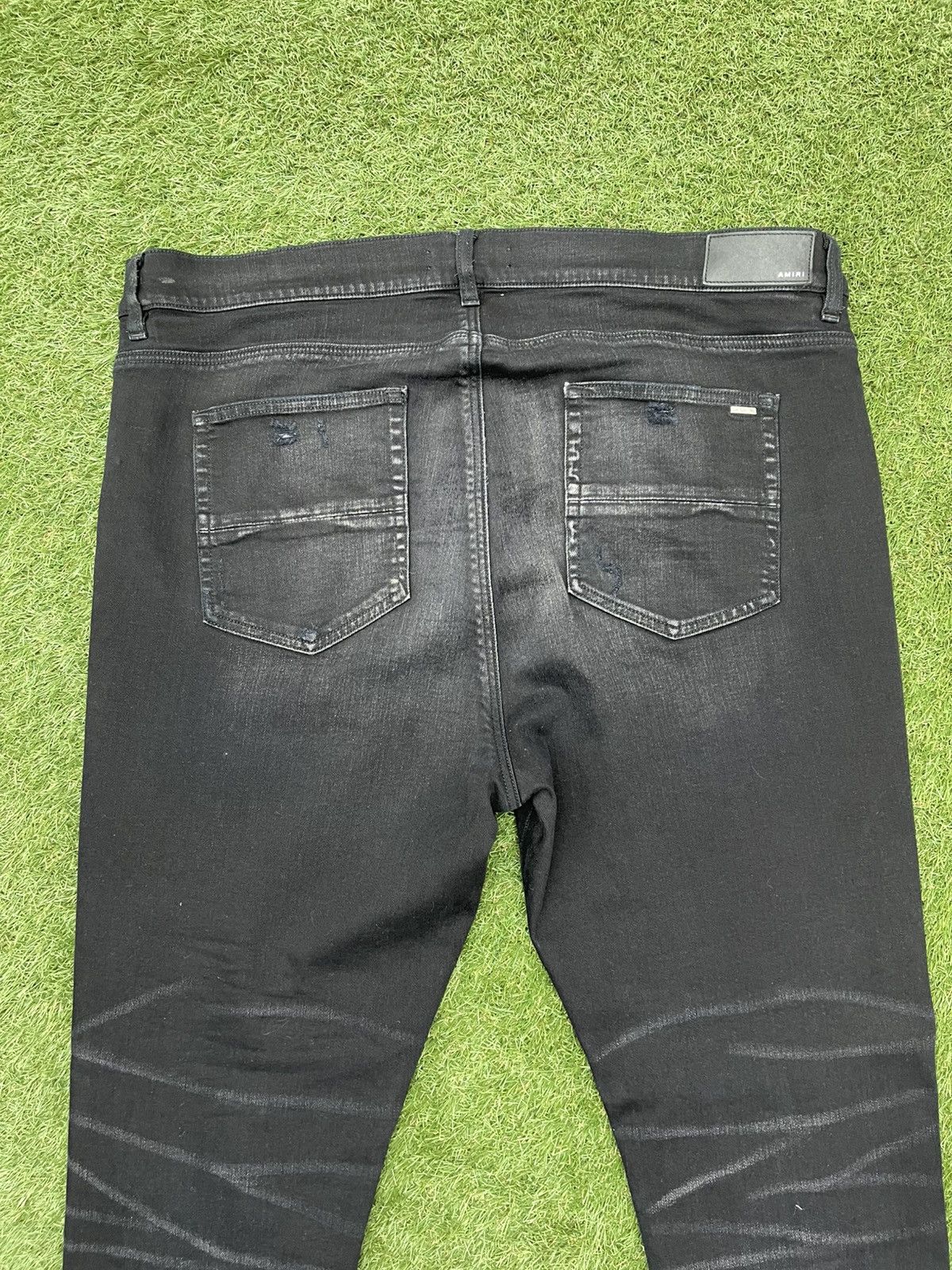 Amiri Size 40 - Amiri Black Multi Color MX1 Jeans $1090 Retail Size US 40 / EU 56 - 7 Thumbnail