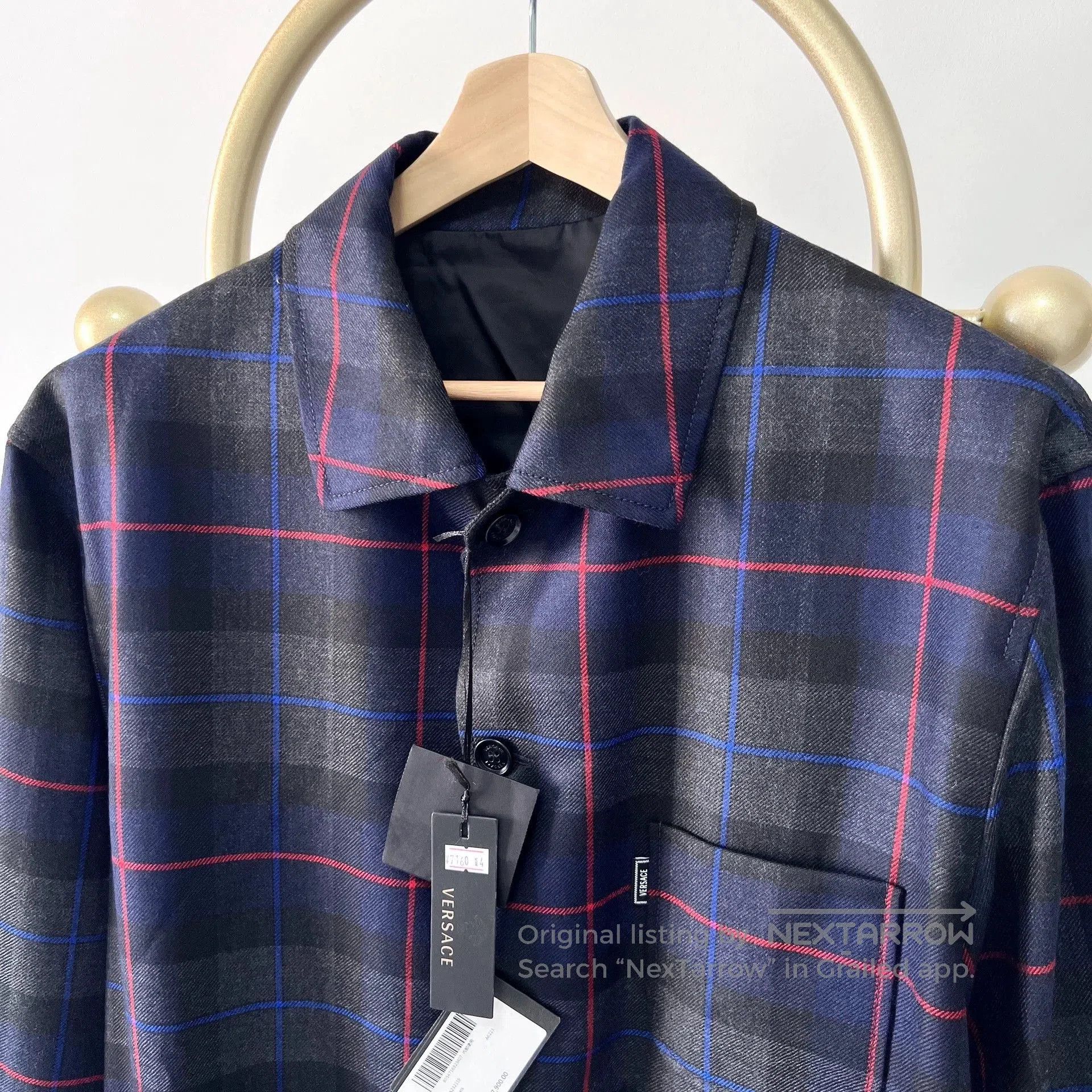 Versace Versace Men's Wool Blend Light Jacket. Size US L / EU 52-54 / 3 - 2 Thumbnail
