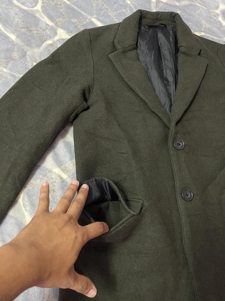 Tete Homme Issey Miyake by Tete Homme Wool Long Coat Size US M / EU 48-50 / 2 - 7 Thumbnail