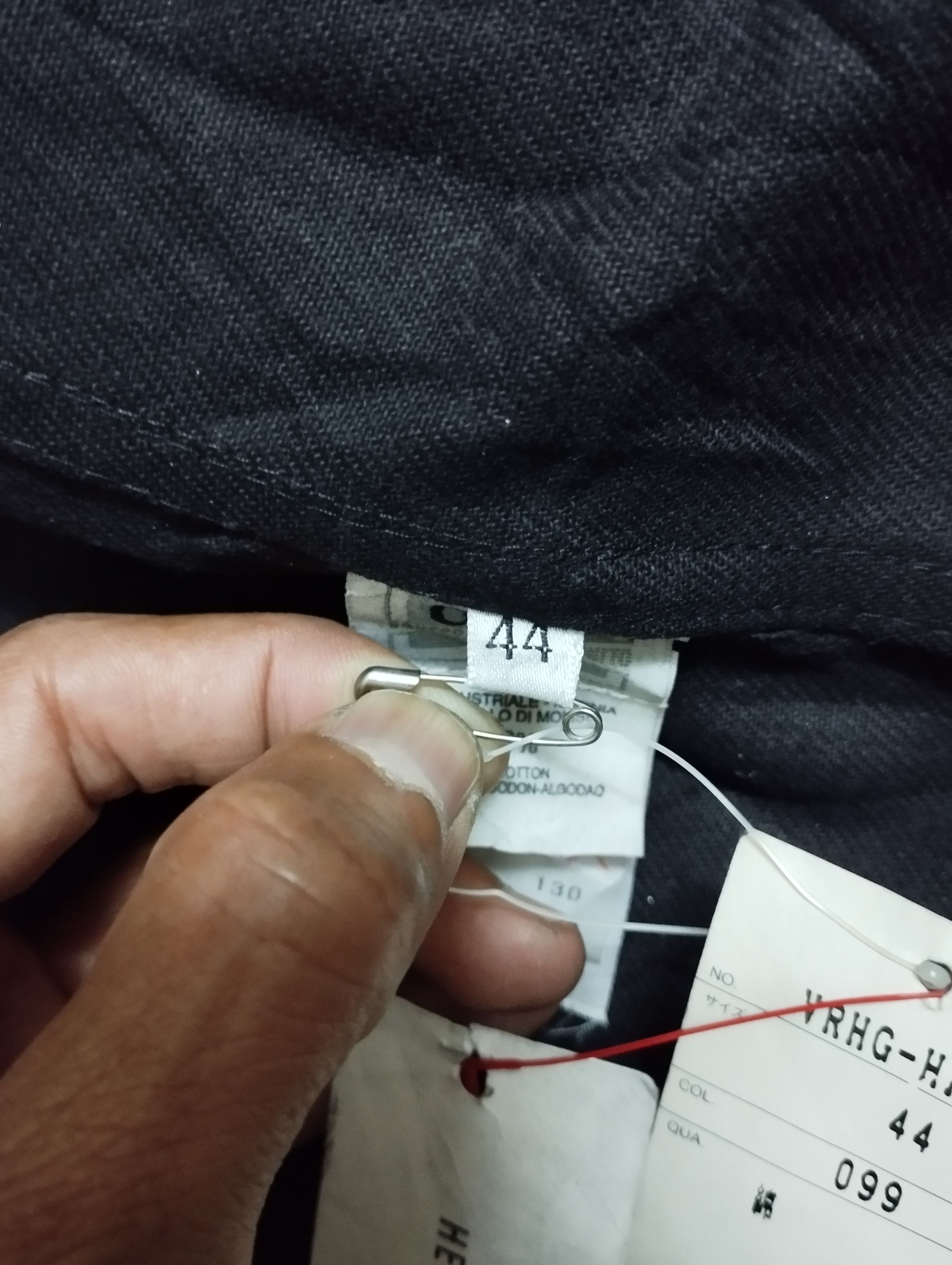 Helmut Lang Rare🔥Vintage1997 Helmut Lang Denim Jacket Rubber Stripe NOS Size US M / EU 48-50 / 2 - 7 Thumbnail