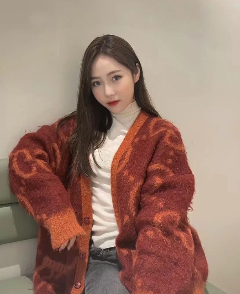 Gucci Gucci double-faced full logo mohair cardigan XS 95 new Size XS / US 0-2 / IT 36-38 - 8 Thumbnail