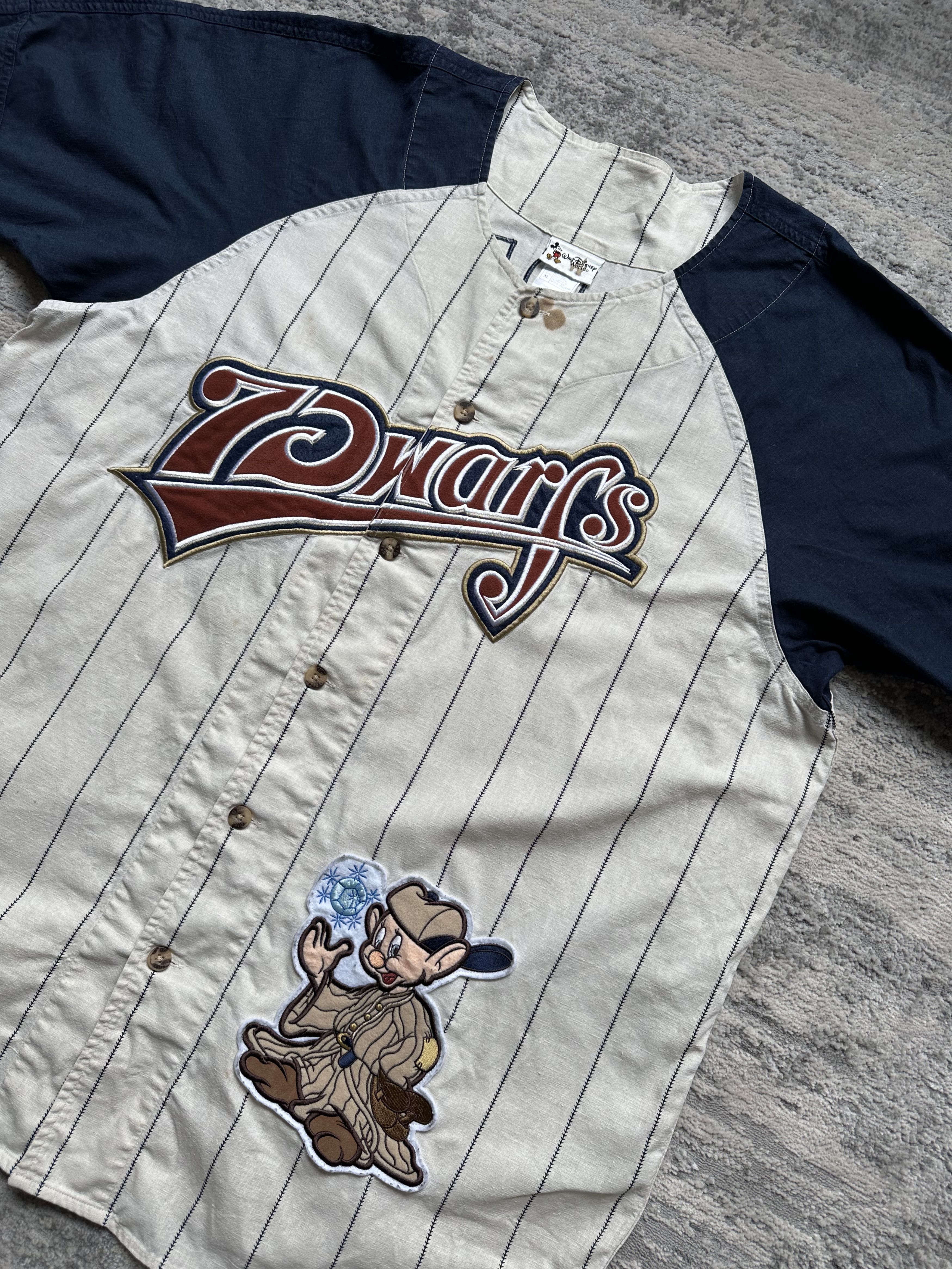 Disney Disney Dwarfs Grumpy Vintage Jersey Size US XL / EU 56 / 4 - 3 Thumbnail