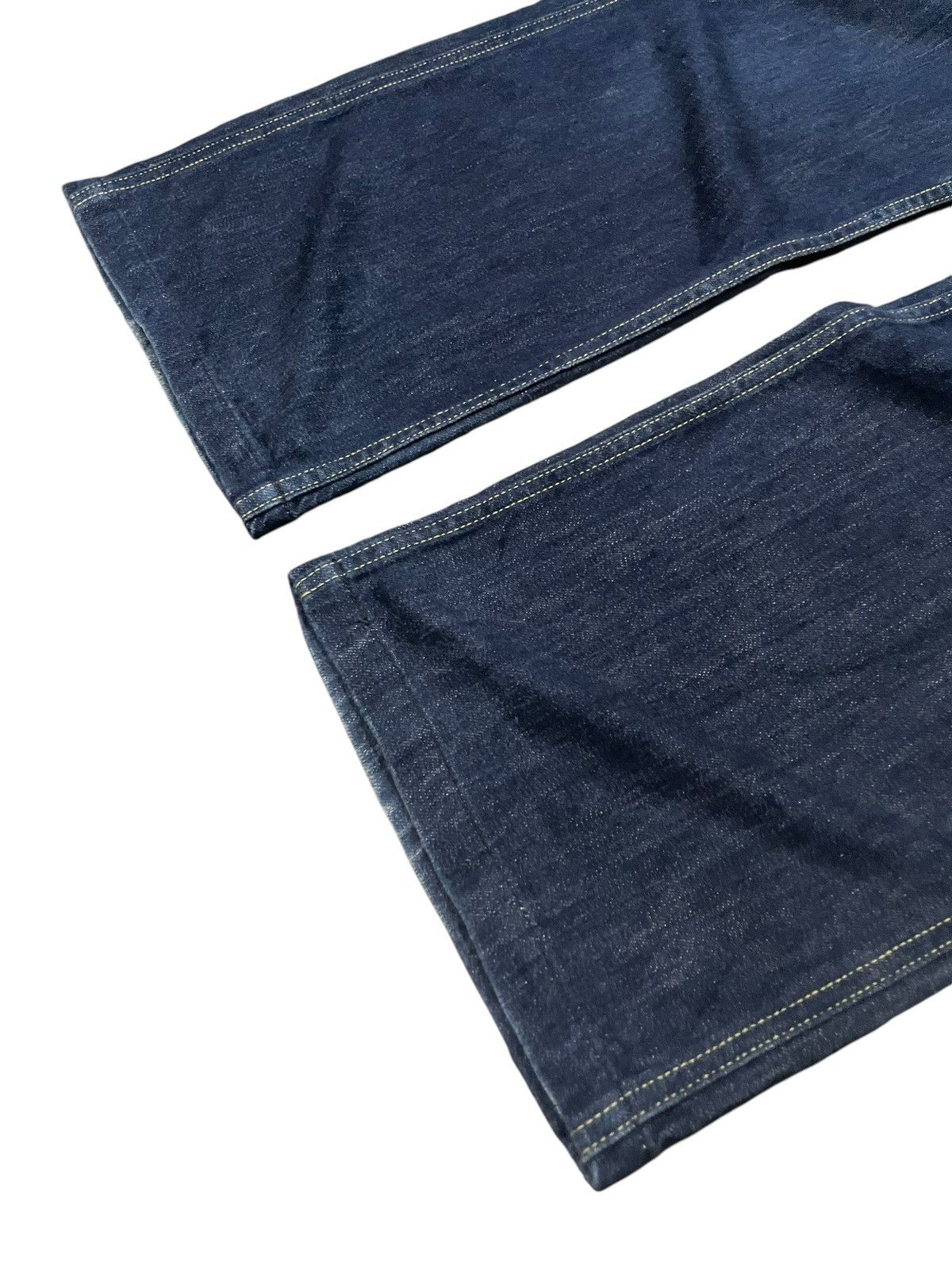 Kapital × Kapital Kountry Kapital Sarouel Mens Wide Leg Indigo Denim Pants Size US 30 / EU 46 - 6 Thumbnail