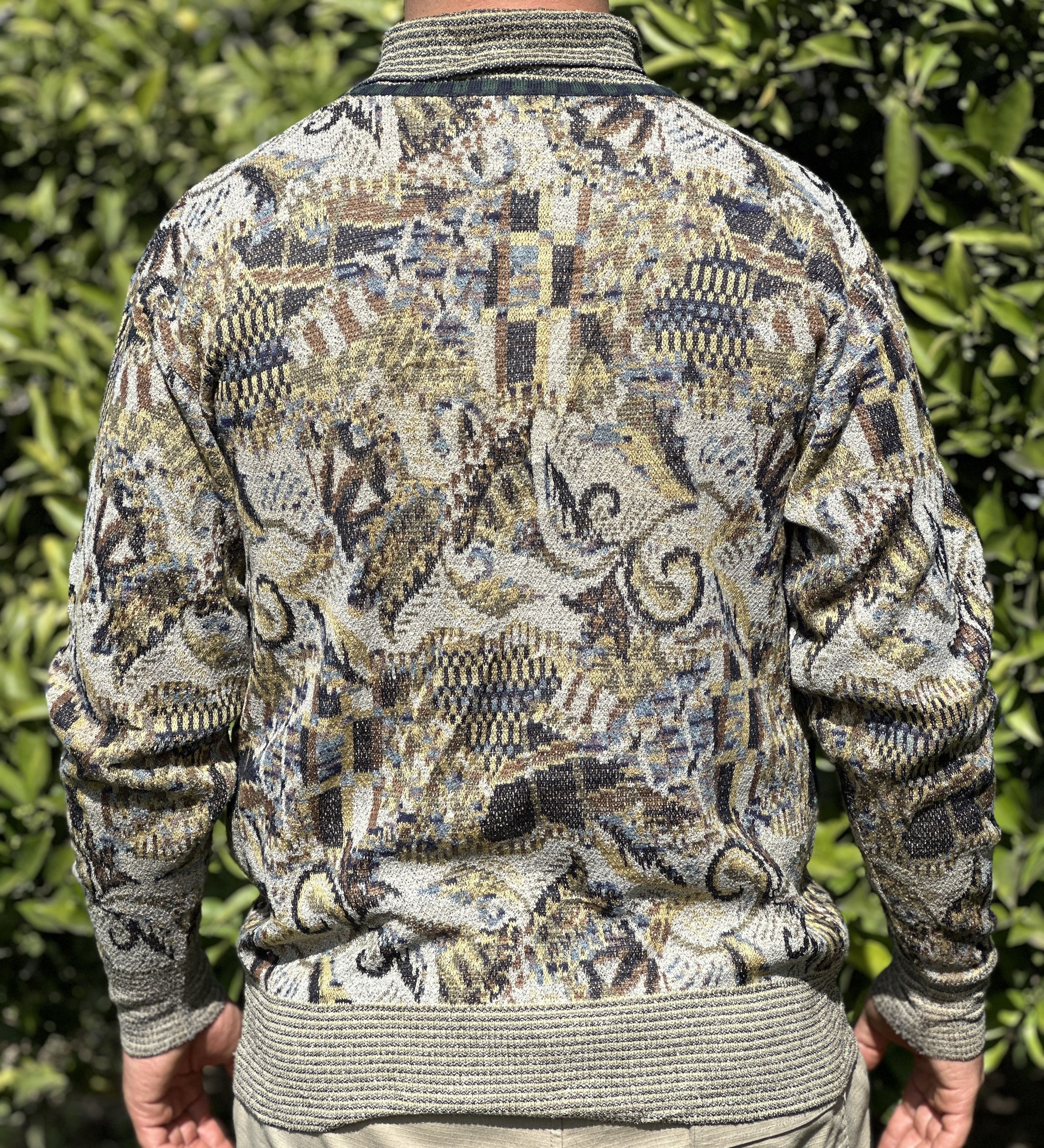 Missoni Missoni Sport Floral Polo Neck Cardigan Sweater Size M 50 Size US M / EU 48-50 / 2 - 8 Thumbnail