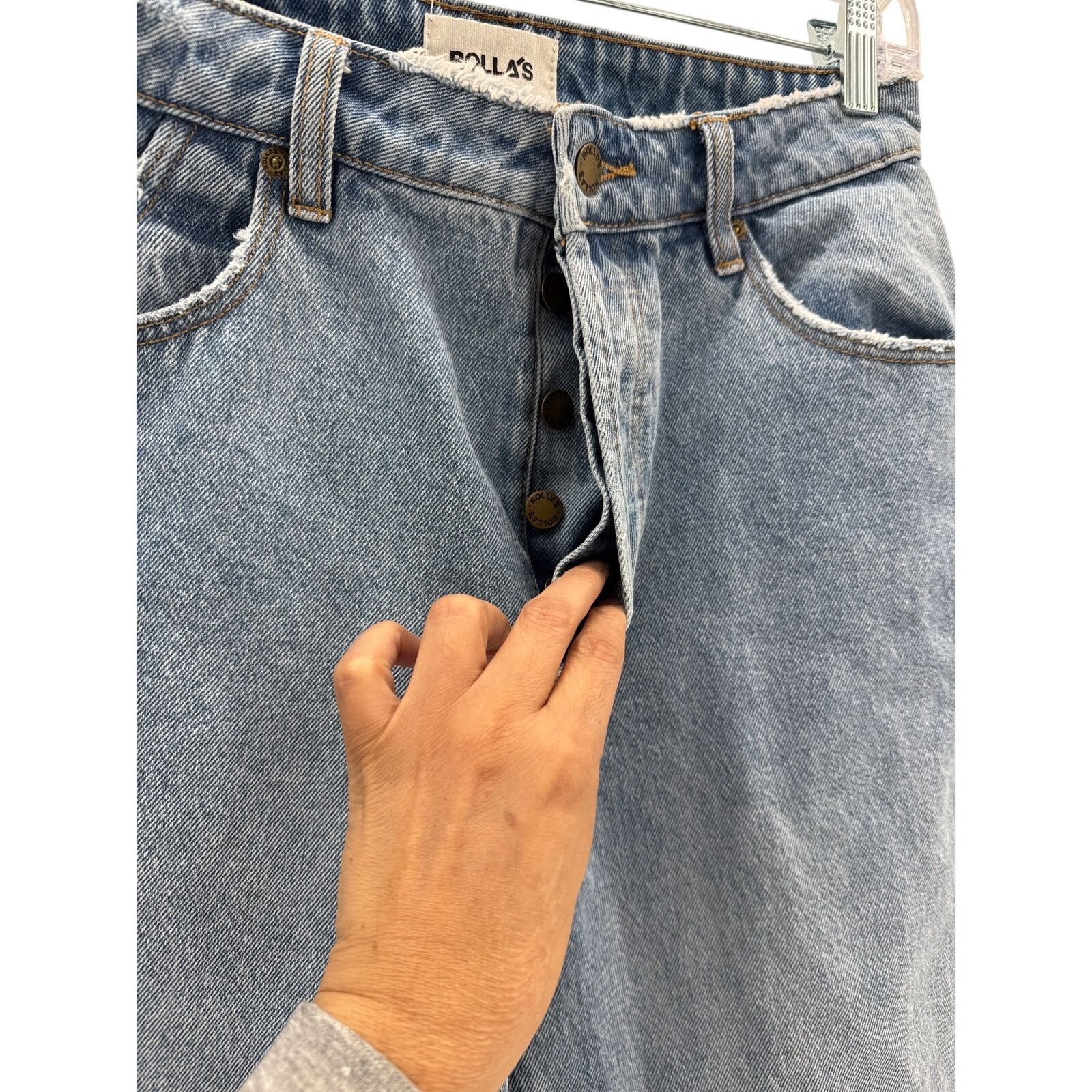 Rolla's Rolla's Classic Straight high-rise jeans in a 90's size 29 Size 29" - 3 Thumbnail
