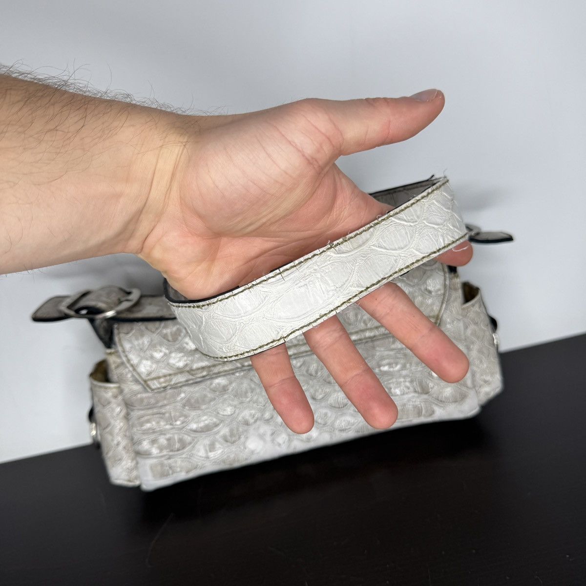 Guess Guees Style Shoulder Mini Bag Baguette Y2K Avant-garde 00’s Size ONE SIZE - 6 Thumbnail