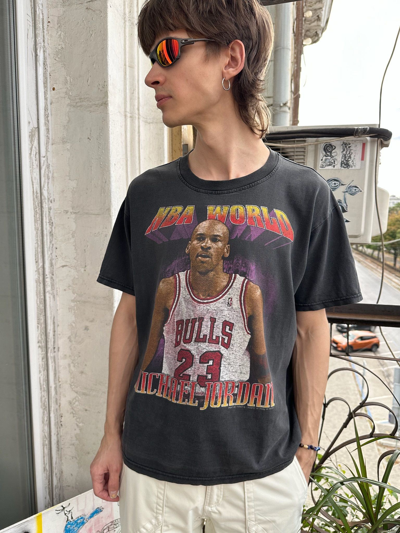 Rap Tees Michael Jordan T-Shirt faded Size US M / EU 48-50 / 2 - 1 Thumbnail