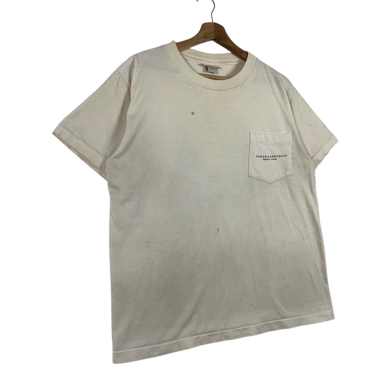 Banana Republic × Vintage Vintage 90s Banana Republic Short Sleeve Shirt Size US M / EU 48-50 / 2 - 6 Thumbnail