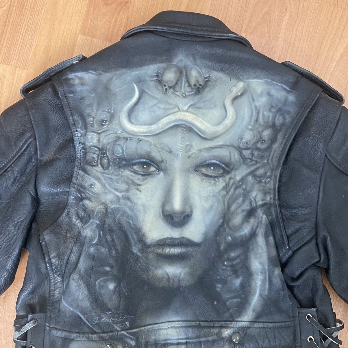Vintage Freedom Machine Vintage Leather Motorcycle Jacket Men’s 44 Size US XL / EU 56 / 4 - 5 Thumbnail