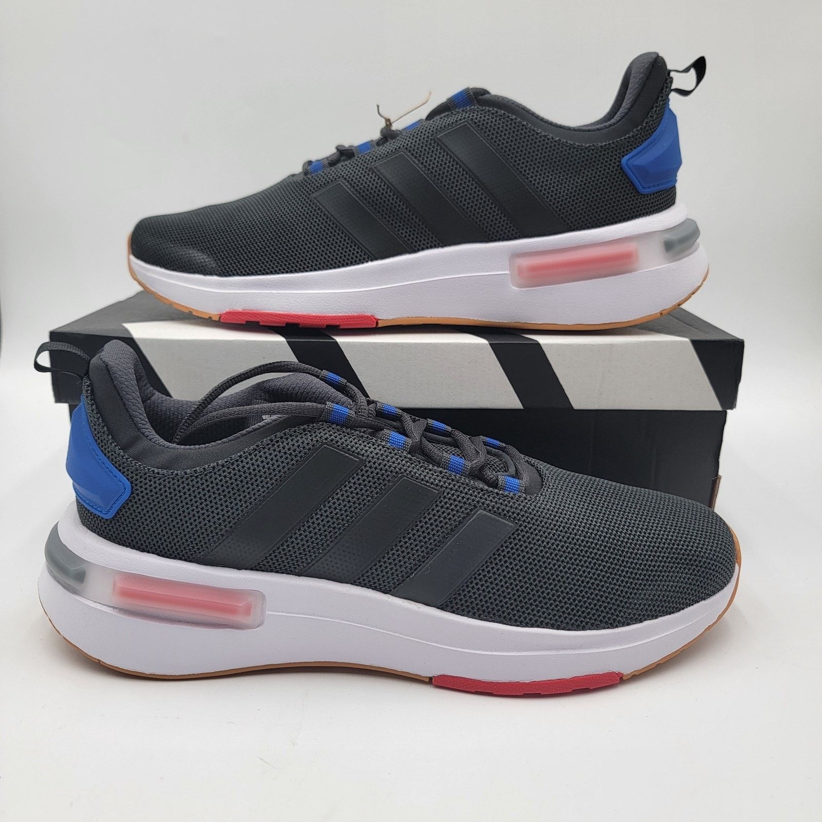 Adidas adidas Racer TR23 Men's IG7328 Carbon/Black/Blue 11 US Size US 11 / EU 44 - 1 Thumbnail