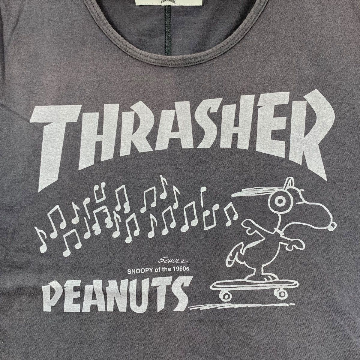 Vintage Vintage THRASHER x SNOOPY PEANUTS Skateboard Shirt Size US M / EU 48-50 / 2 - 3 Thumbnail