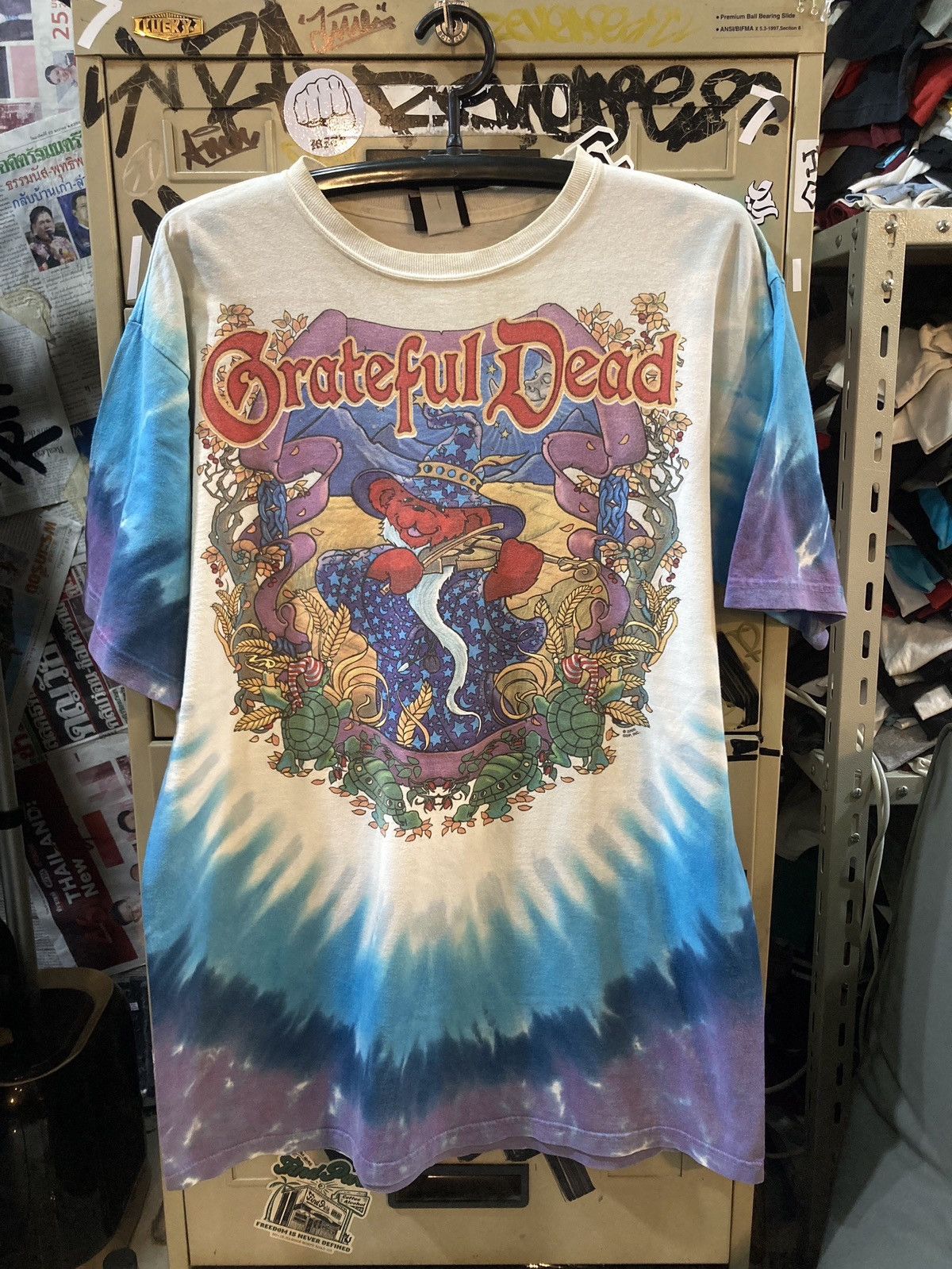 Grateful Dead Vintage Grateful dead T shirt liquidblue Size US XL / EU 56 / 4 - 1 Thumbnail