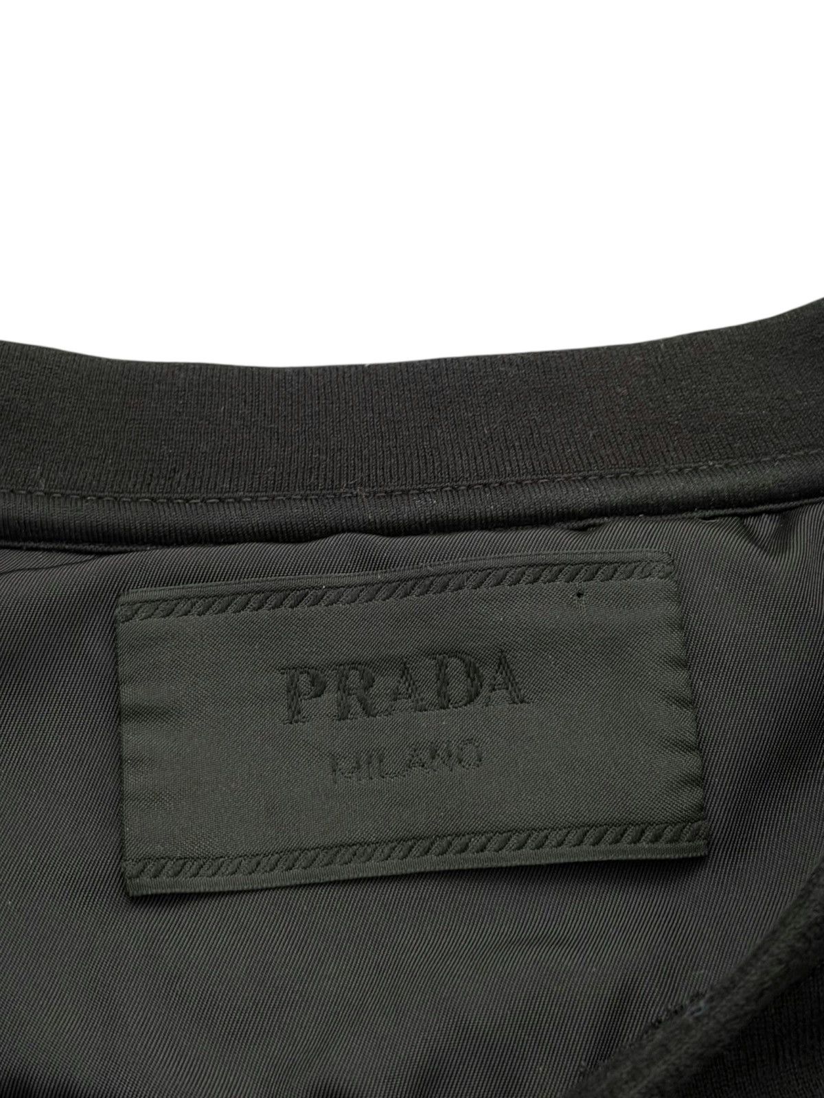 Prada 2022 Fleece Re-nylon Triangle Badge Logo Plaque Crewneck Size US XL / EU 56 / 4 - 5 Thumbnail