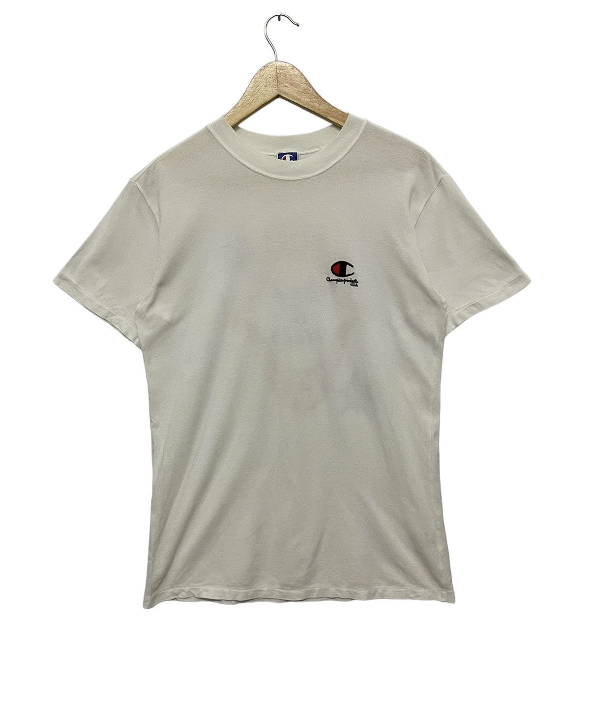 Champion × Vintage Vintage 90's Champion Track & Field T-shirt White Size US M / EU 48-50 / 2 - 1 Thumbnail