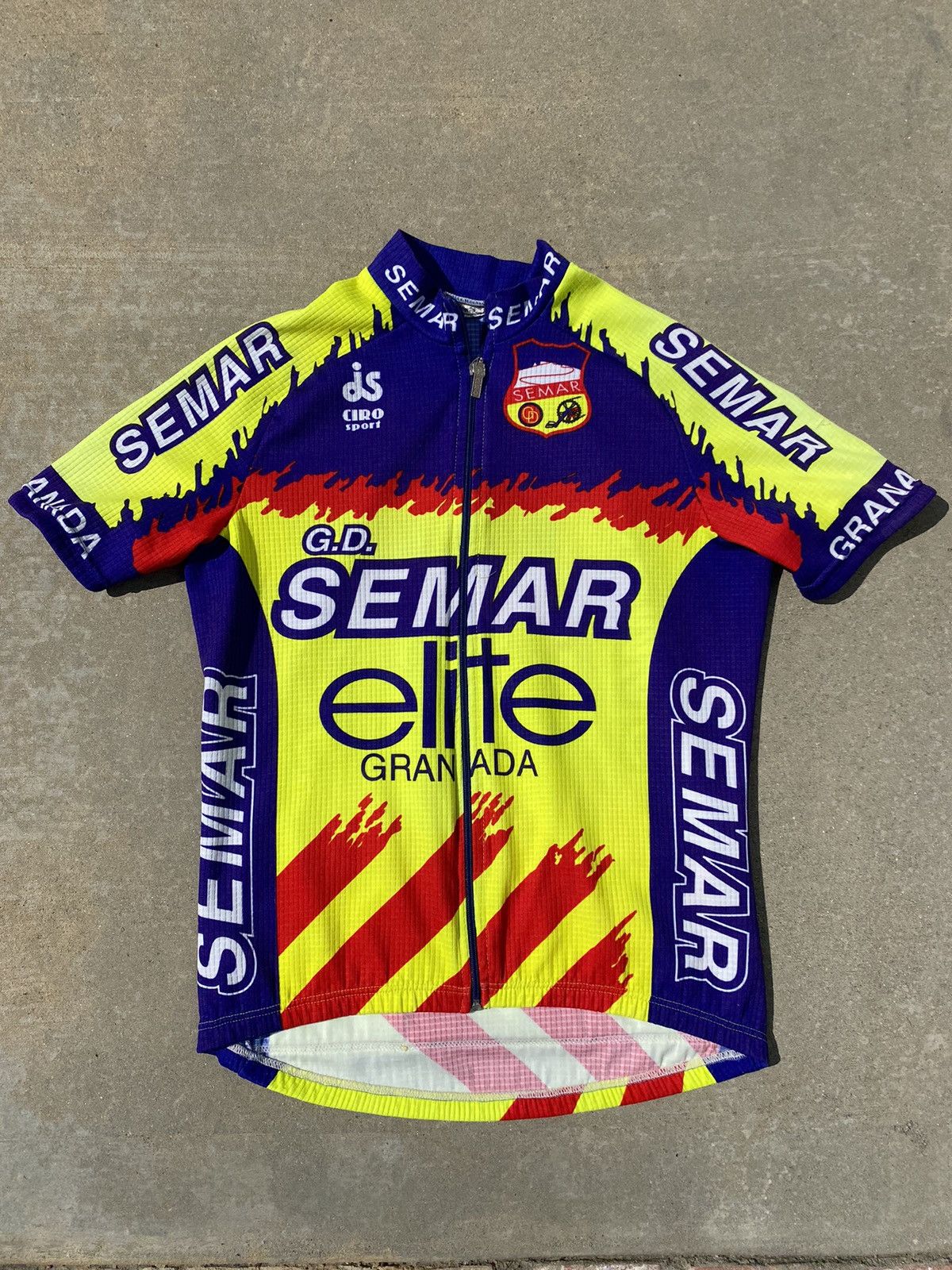 Vintage VINTAGE Spain Semar Elite Cycling Top Size US S / EU 44-46 / 1 - 1 Thumbnail
