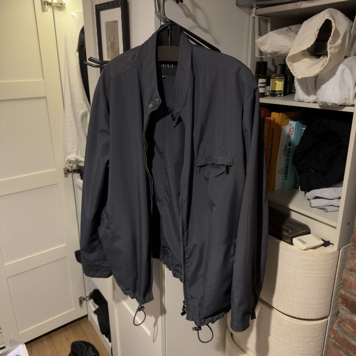 Gucci Grey Gucci lightweight jacket size 52 Size US L / EU 52-54 / 3 - 2 Thumbnail
