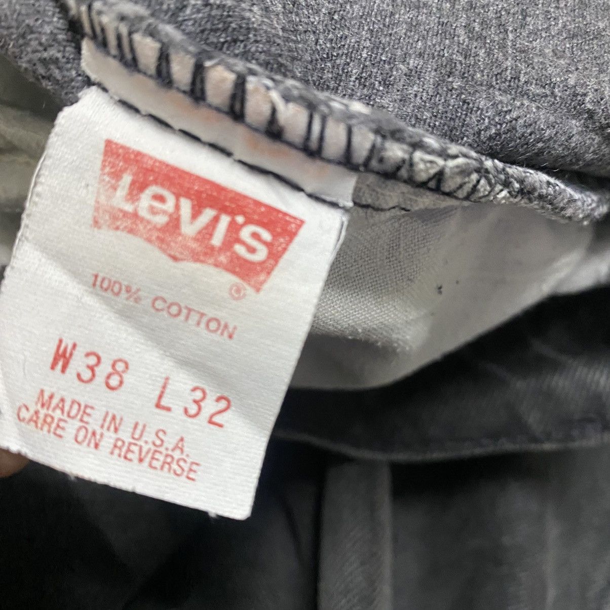 Levi's Vintage Levis 550 Black Loose Skater Jeans Size US 38 / EU 54 - 17 Thumbnail